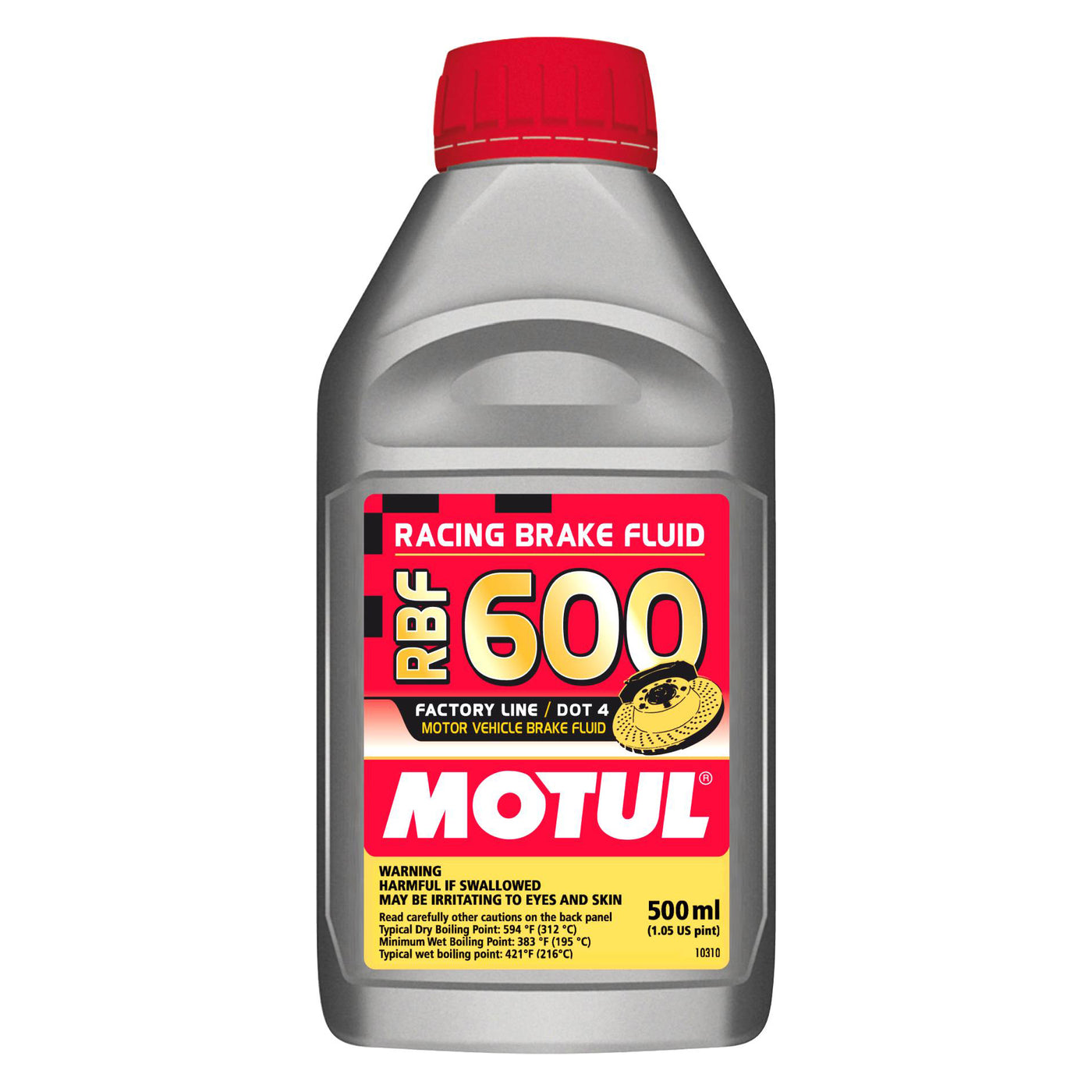 Motul RBF 600 & 660 Racing DOT 4 Brake Fluid (1/2 L)