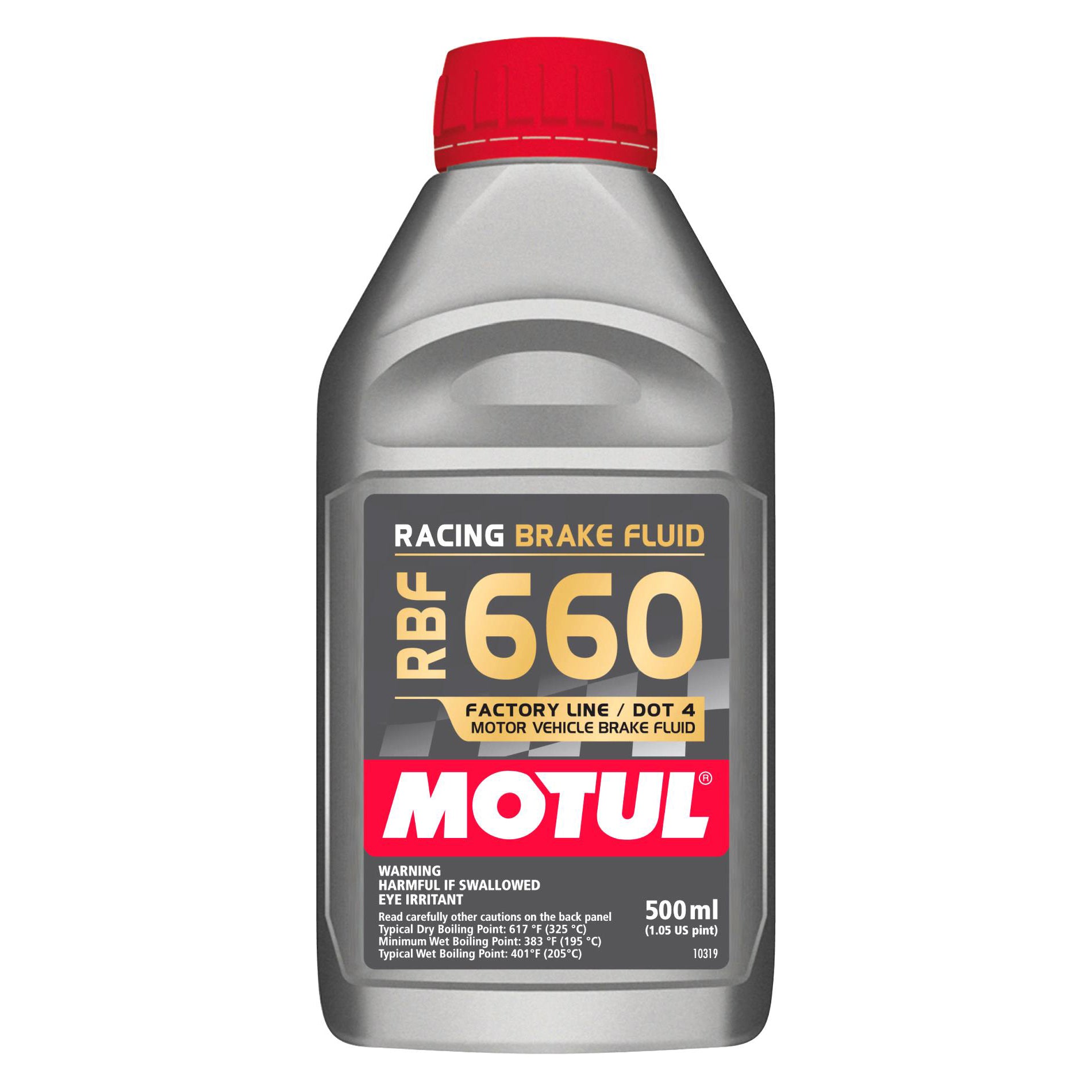 Motul RBF 600 & 660 Racing DOT 4 Brake Fluid (1/2 L)