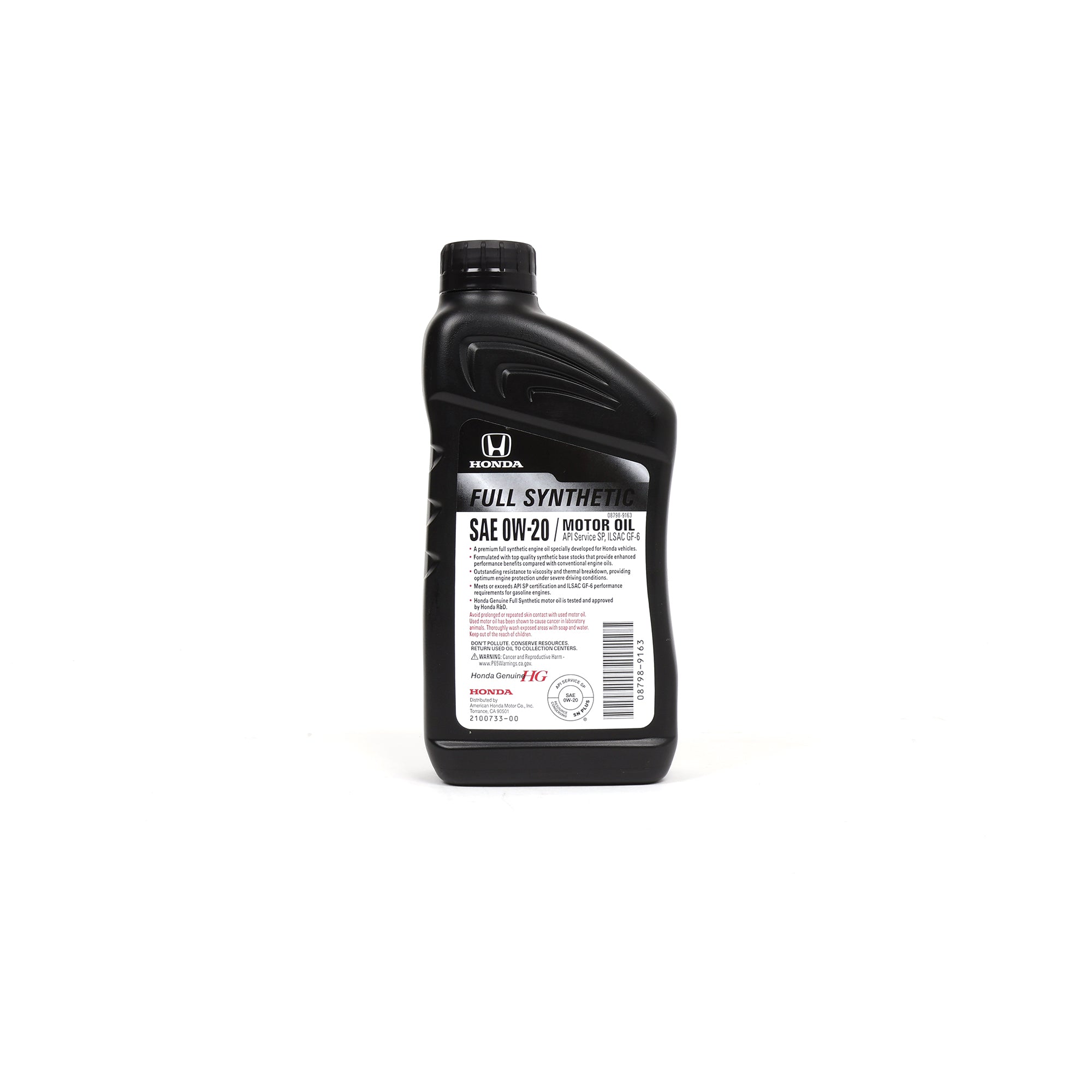 Honda Full Synthetic 0W-20 Oil 08798-9163