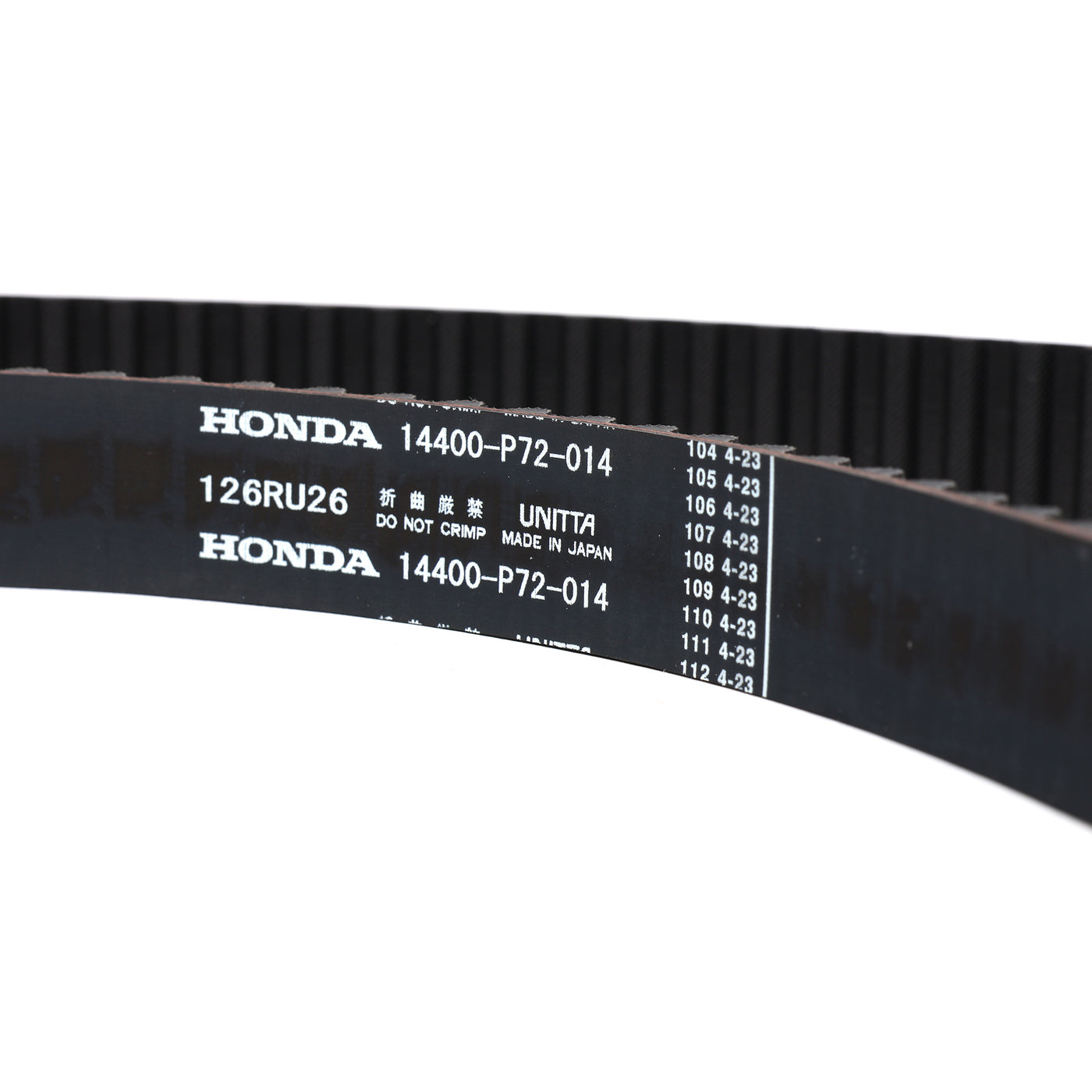 Honda B18C1/B18C5 Timing Belt 14400-P72-014