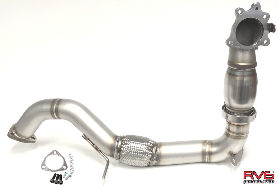RV6 Performance 16-21 Civic 1.5T Catted Downpipe & Front Pipe Combo