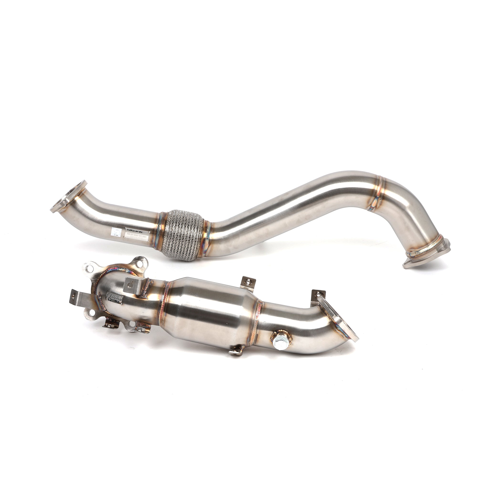 Skunk2 76mm Alpha Series Downpipe for 16-21 Civic 1.5T