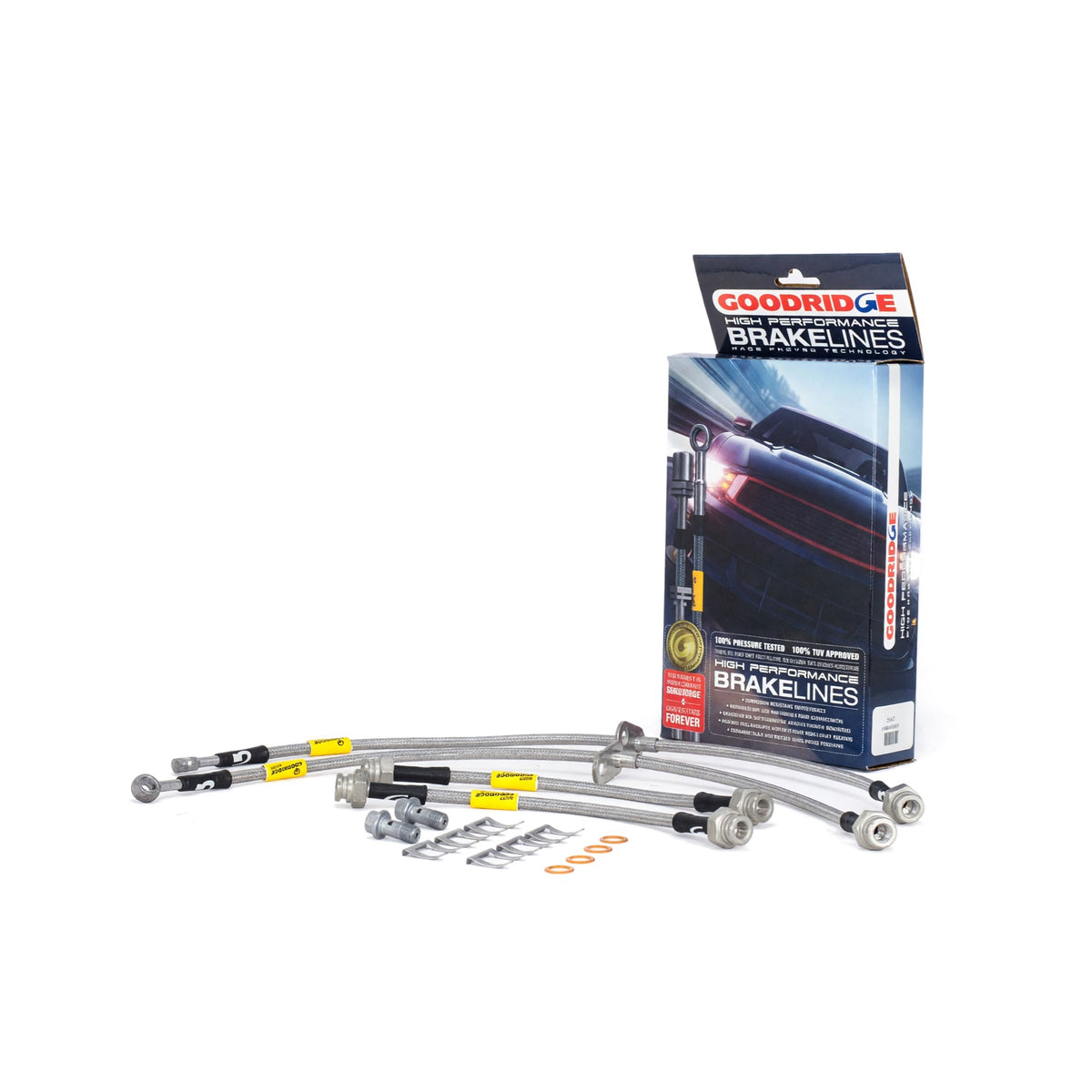 Goodridge G-Stop Brake Lines for 15-20 Honda Fit GK5