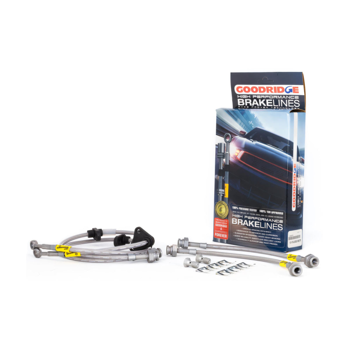 Goodridge Stainless Steel Brake Lines for 92-95 Civic/93-97 Del Sol