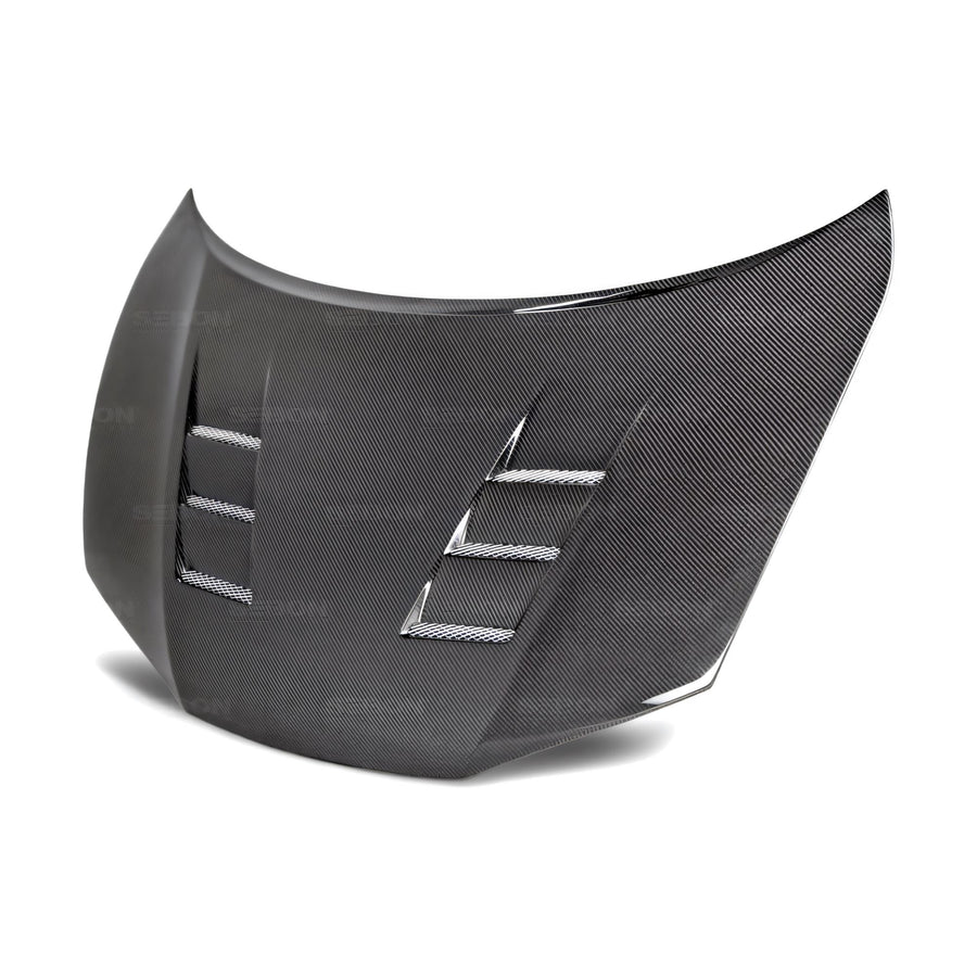 Seibon TS-Style Carbon Fiber Hood for 12-15 Civic Coupe