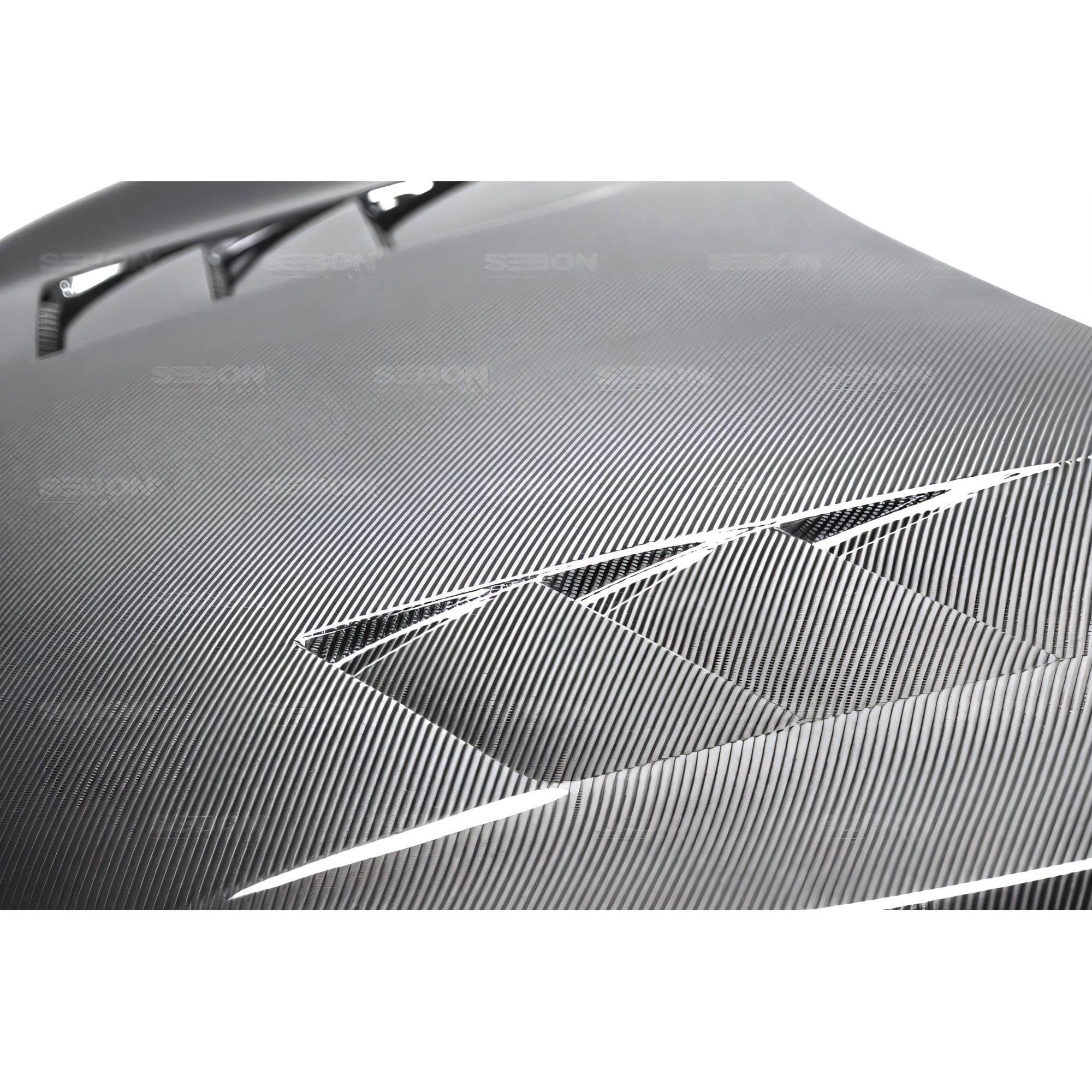 Seibon TS-Style Carbon Fiber Hood for 16-21 Civic Sedan