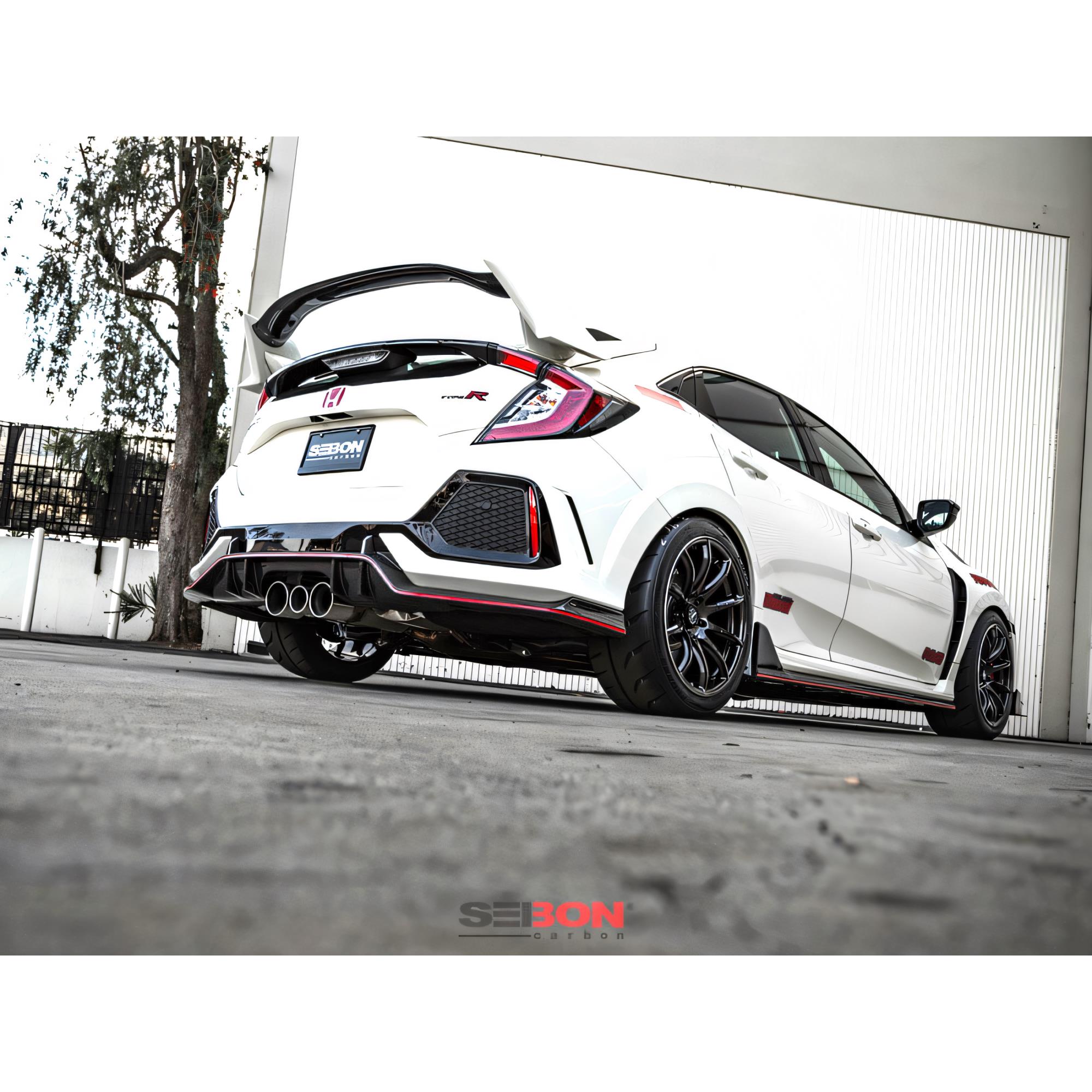 Seibon Carbon Fiber Rear Lip for 17-21 Civic Type R
