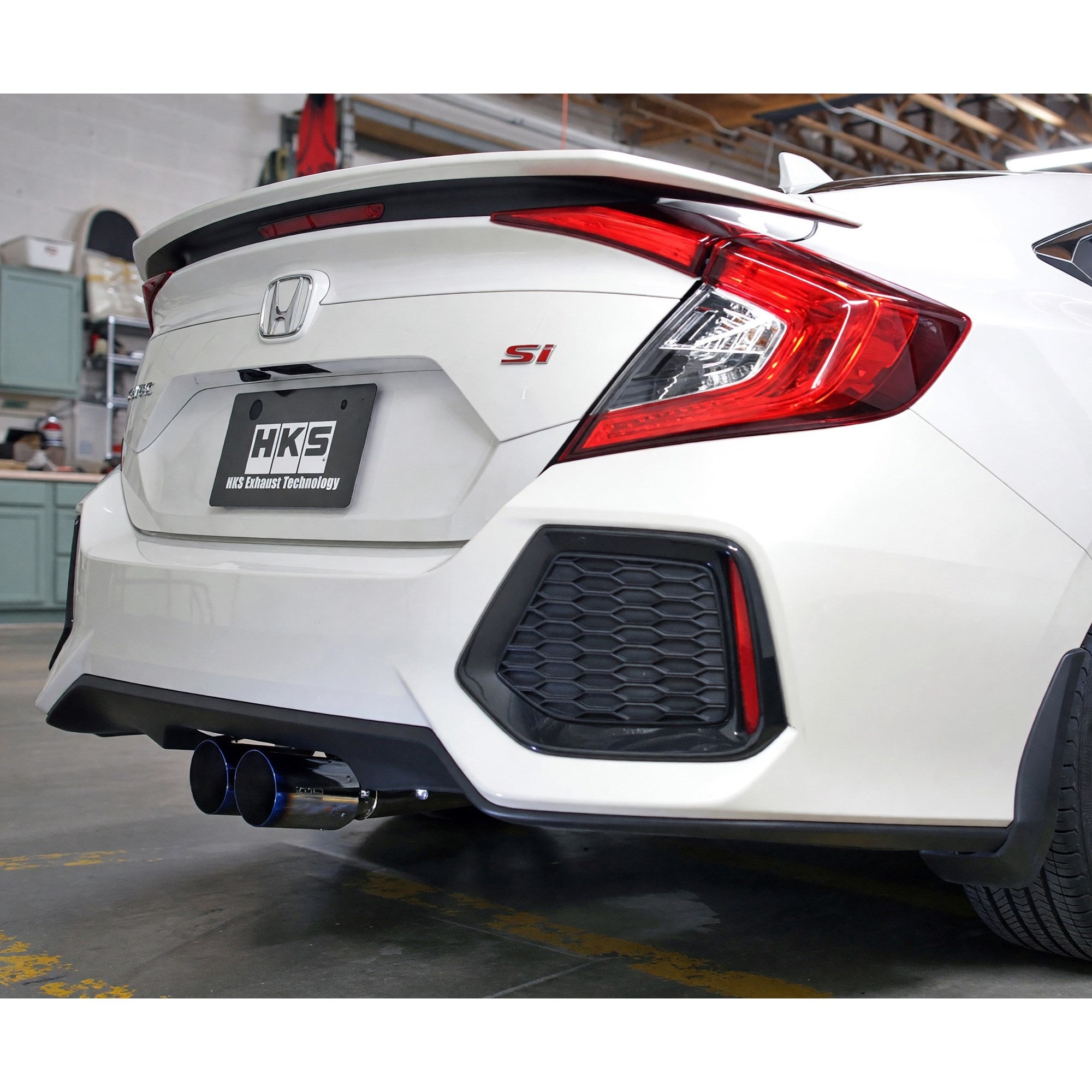 HKS Hi-Power Catback Exhaust for 17-20 Honda Civic Si