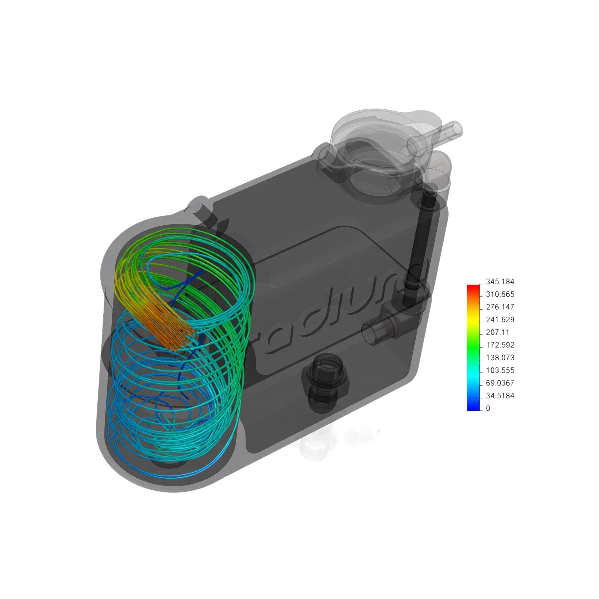 Radium Universal Coolant Expansion Tank, 750 mL Billet, 6AN