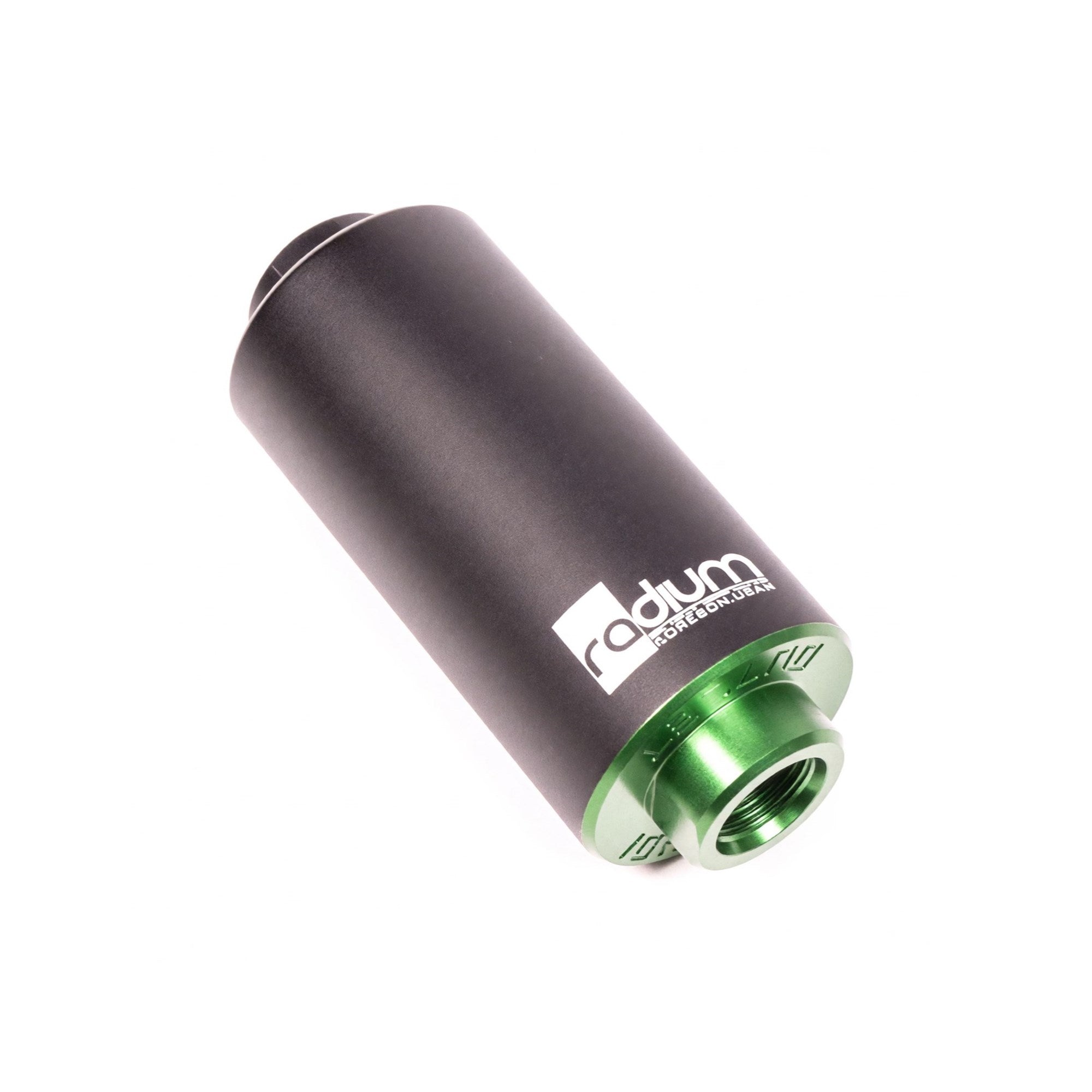 Radium High Flow Fuel Filter, 10 Micron Stainless, 10AN ORB