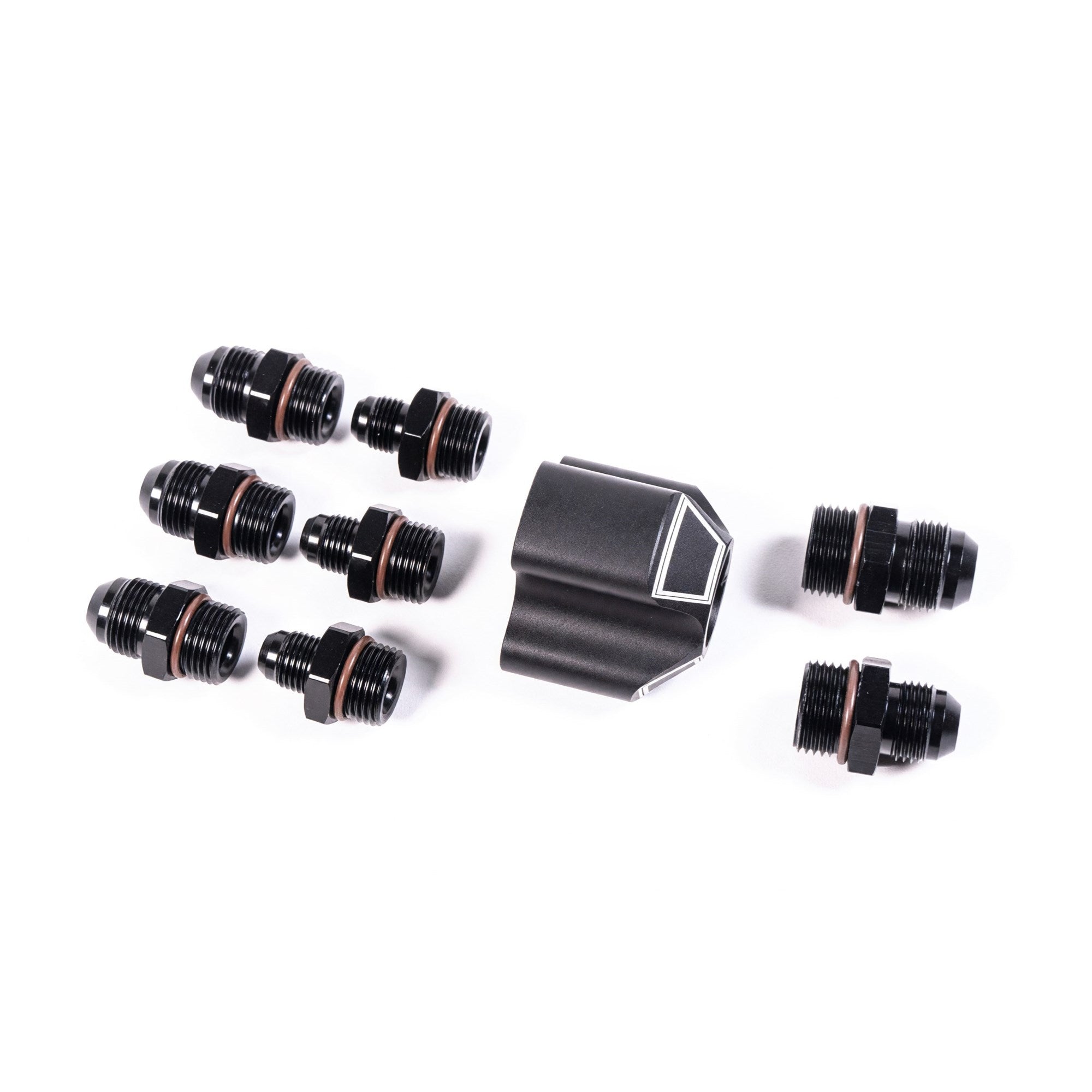 Radium 3 Into 1 Fuel Distribution Block, 8AN/10AN Fittings