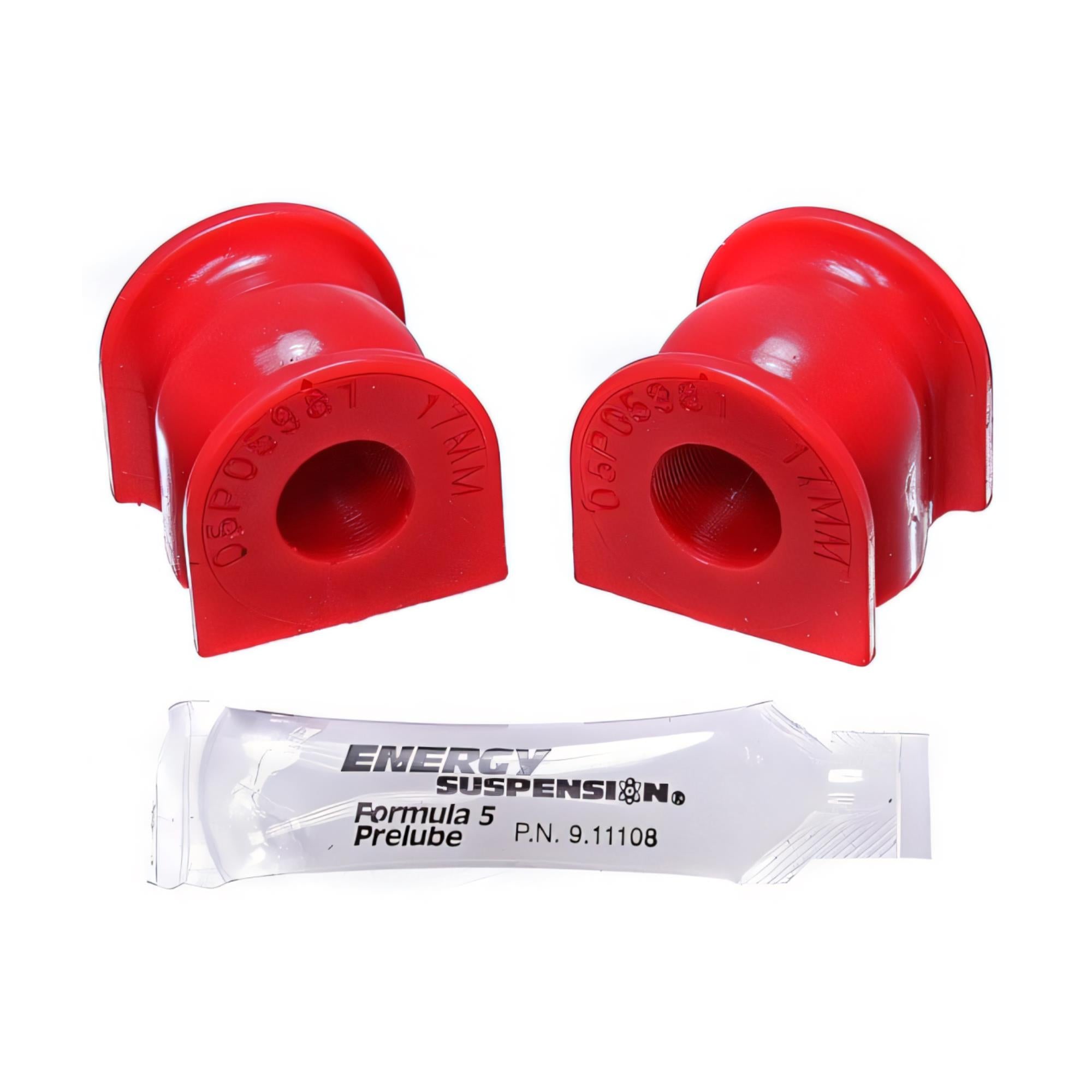 Energy Suspension 06-11 Civic Si Red 17mm Sway Bar Bushings