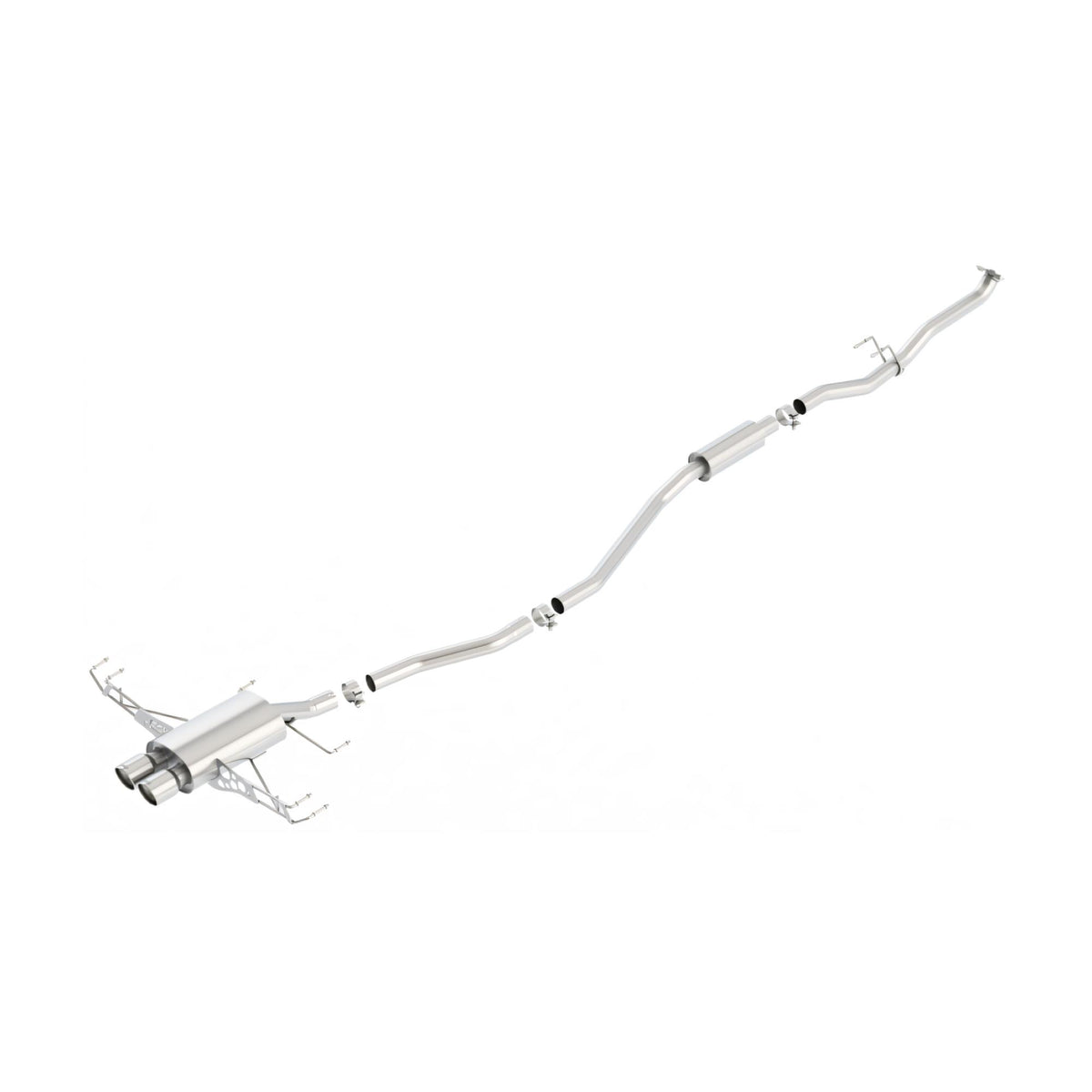 Borla S-Type Cat-Back Exhaust for 17-21 Civic Hatchback