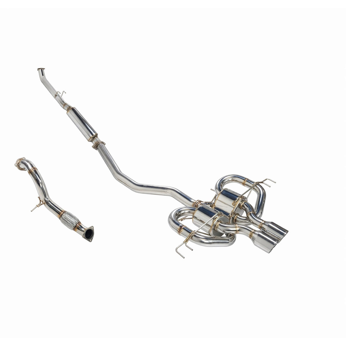 Remark Link Loop Exhaust for 17-21 Honda Civic Type R