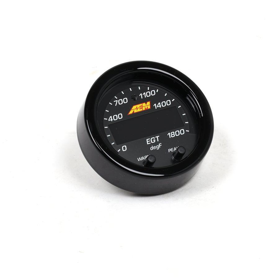 AEM X-Series Universal Exhaust Gas Temp (EGT) 0-1800F Gauge