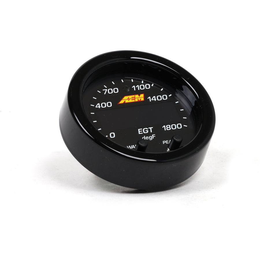AEM X-Series Universal Exhaust Gas Temp (EGT) 0-1800F Gauge