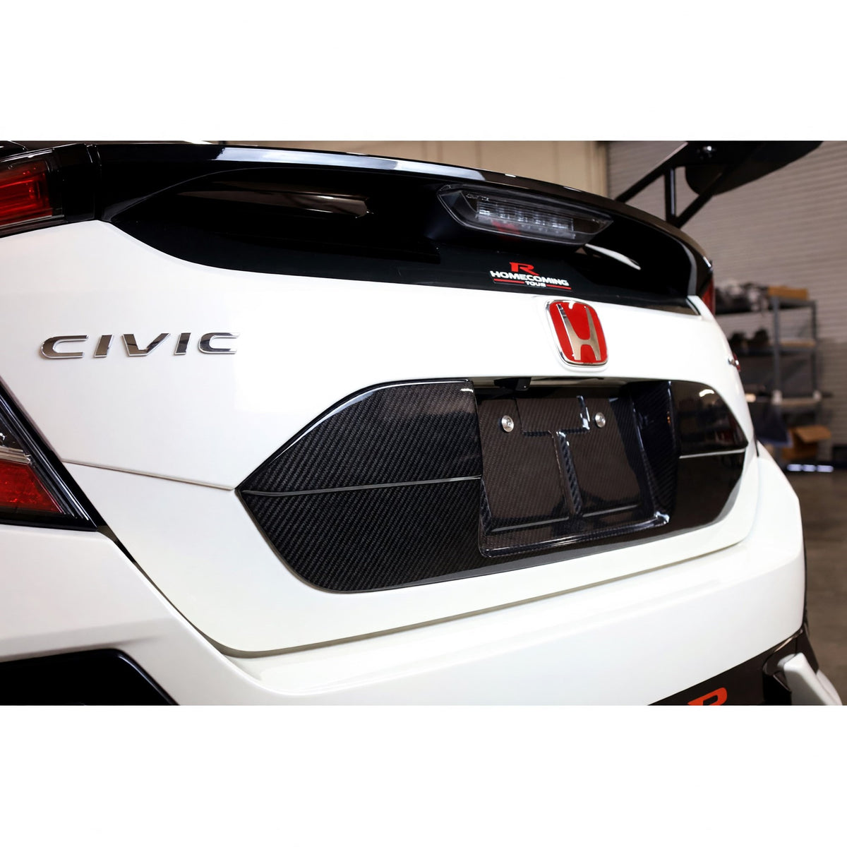 APR Carbon Fiber Rear Hatch Garnish for FK8 Civic Type R