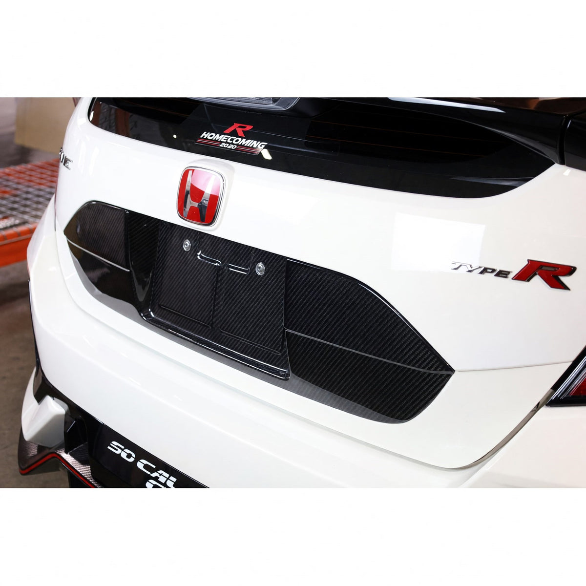 APR Carbon Fiber Rear Hatch Garnish for FK8 Civic Type R