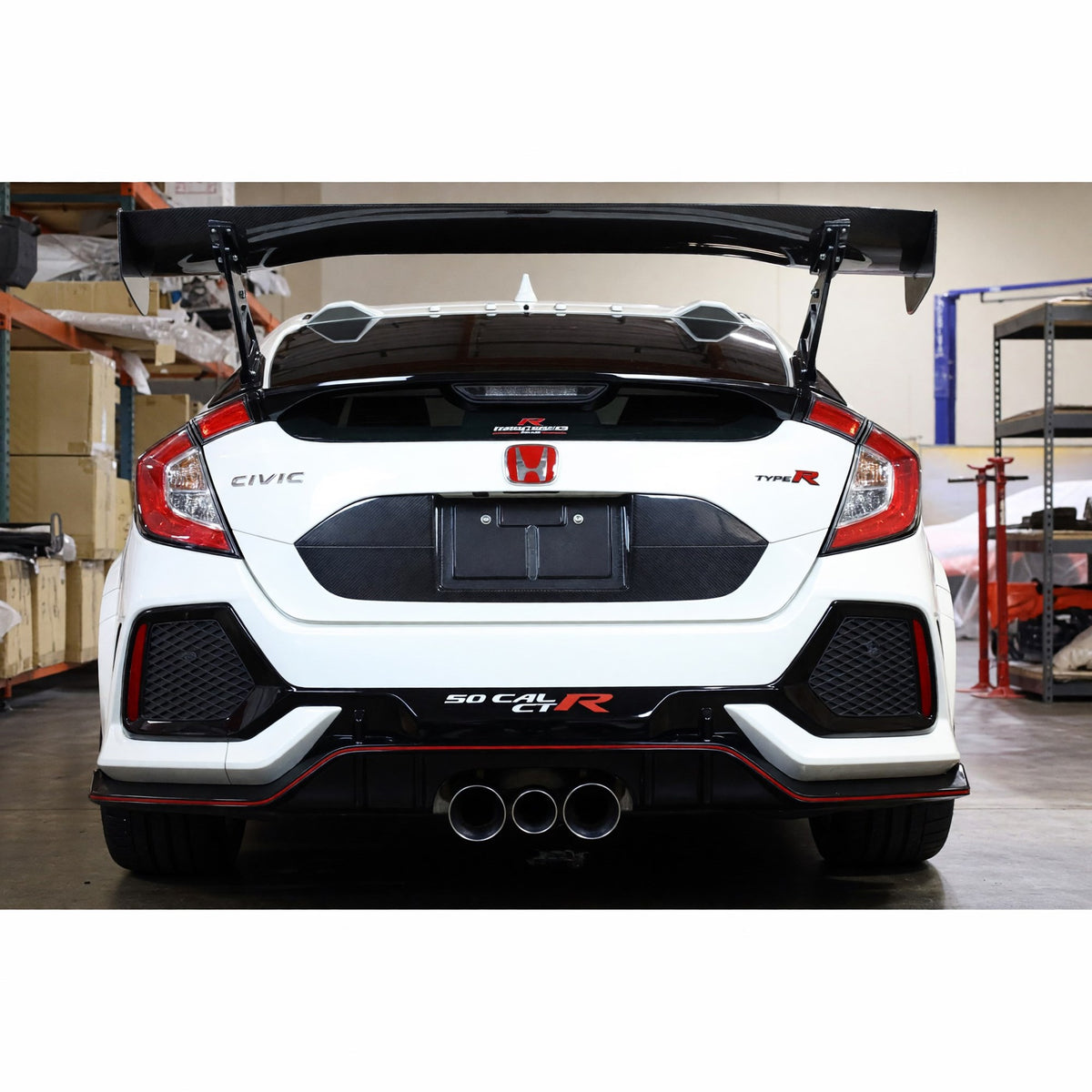 APR Carbon Fiber Rear Hatch Garnish for FK8 Civic Type R