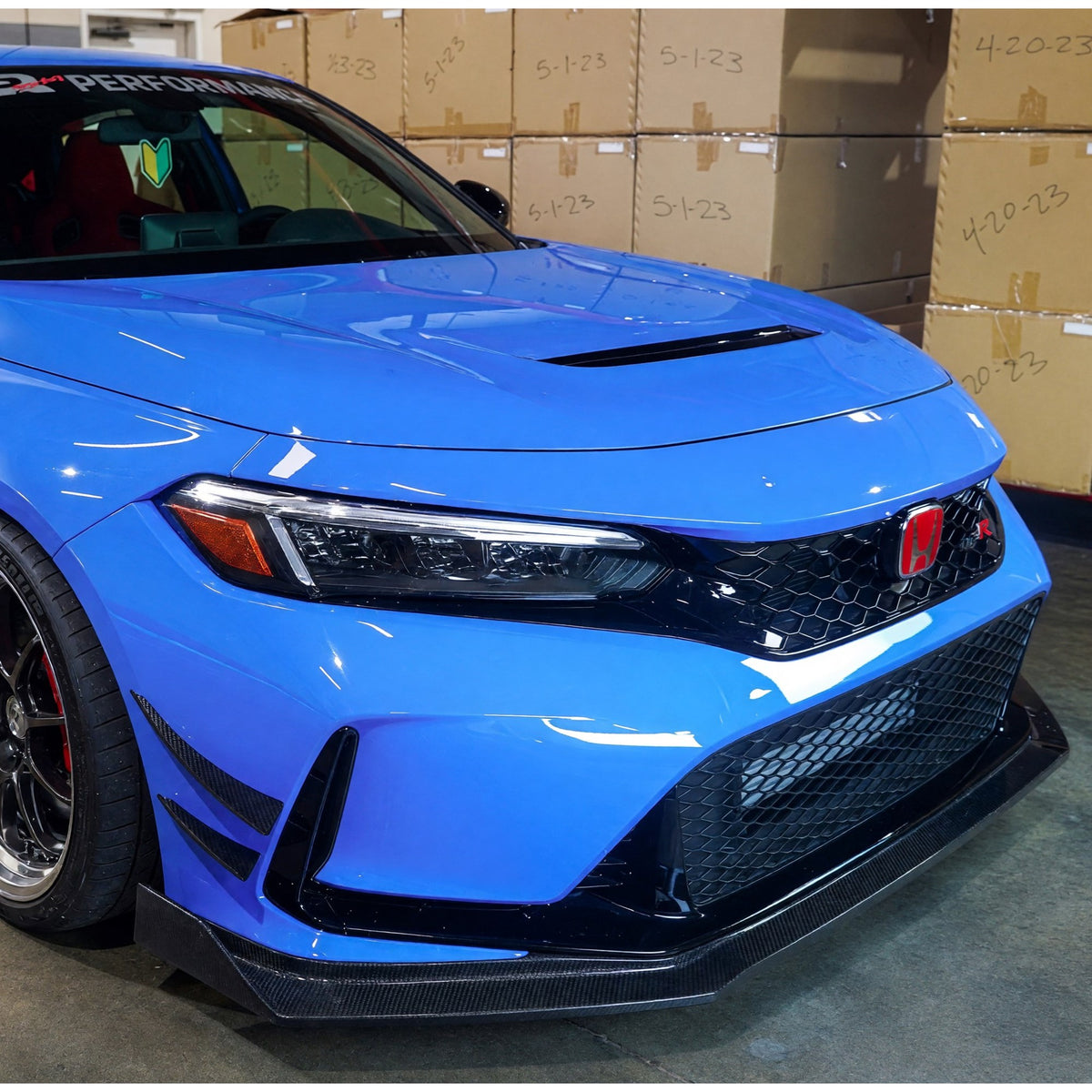 APR Carbon Fiber Front Canards for 23-26 Civic Type R FL5