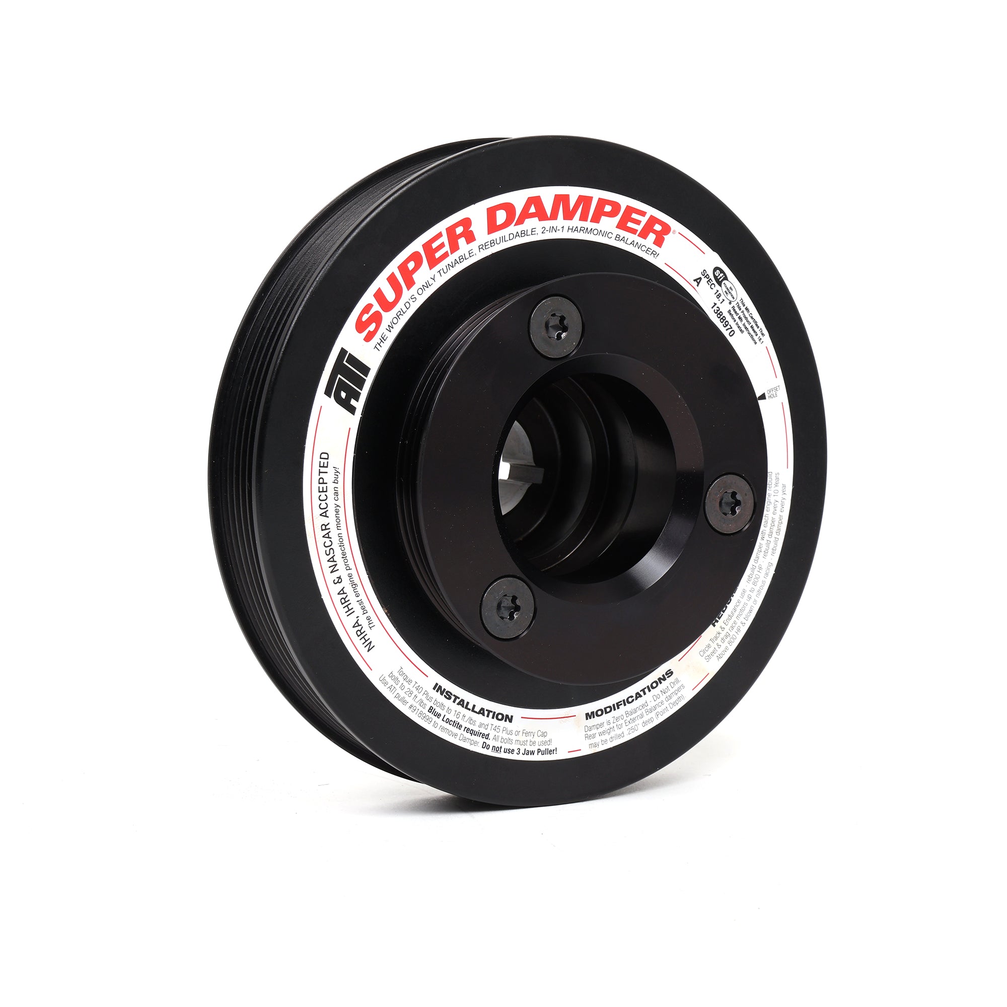 ATI Performance Damper for Honda H/F Series Engines · Hybrid Racing