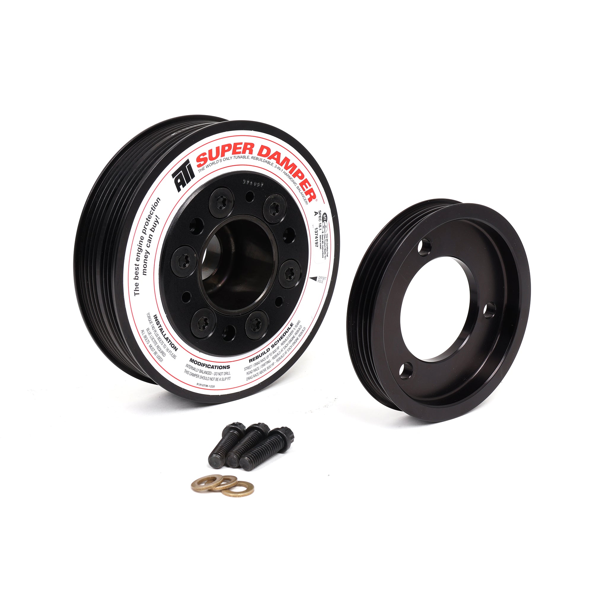 ATI Super Street Damper for Honda B Series Engines · Hybrid Racing
