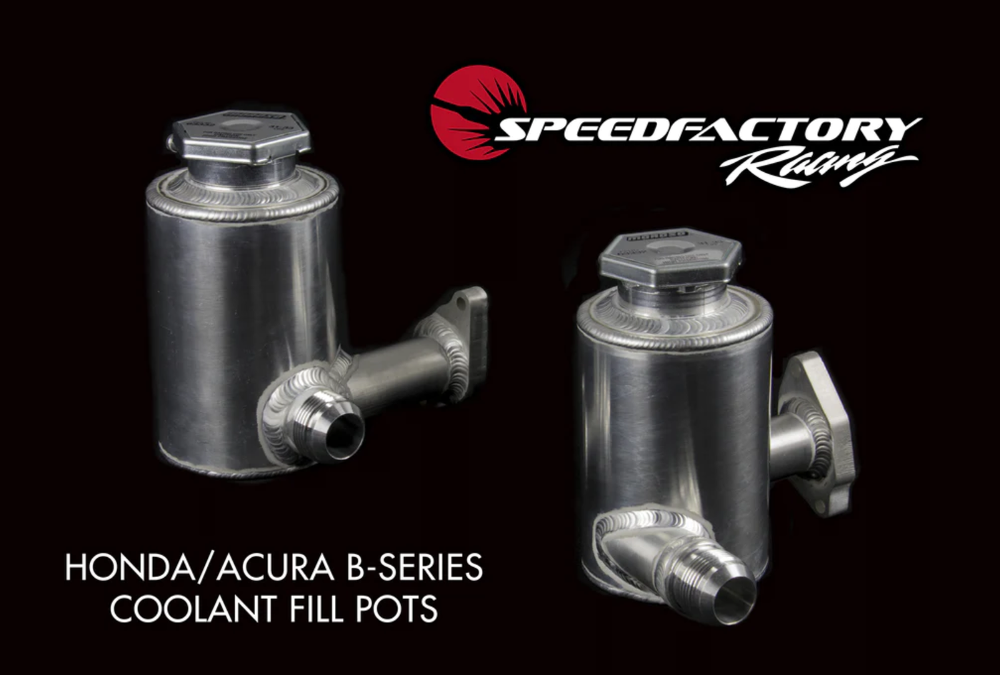SpeedFactory Racing Honda/Acura B-Series Race Cooling System Fill Pots