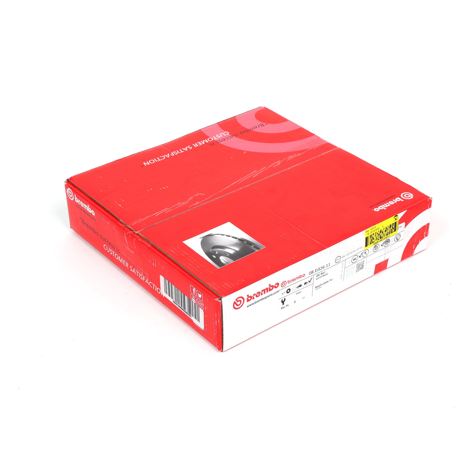 Brembo Rear Disc Brake Rotor for 13-17 Accord