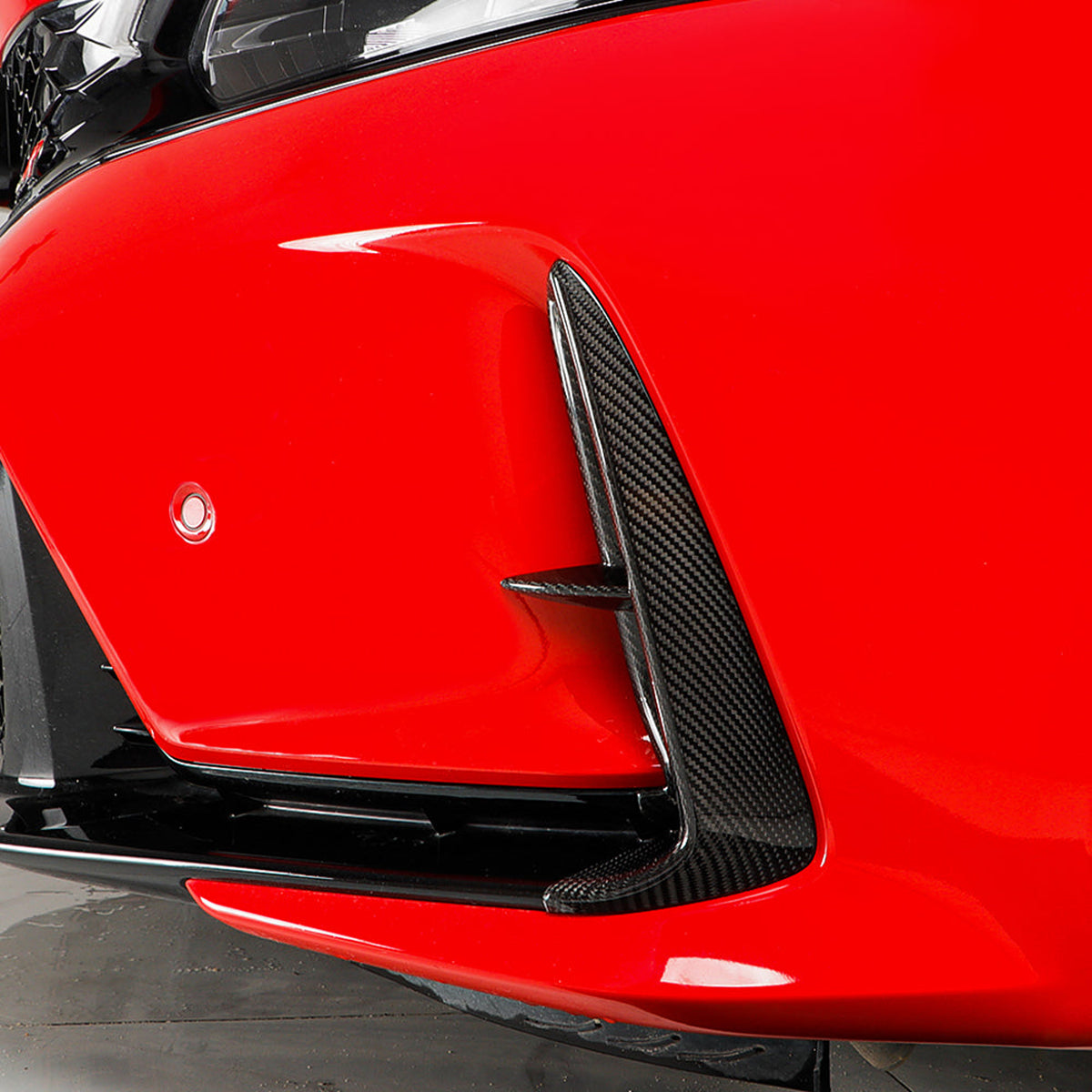 Reflecto Cvr Create Carbon Dry Carbon FL5 Type R Front Reflector Cover · Hybrid Racing