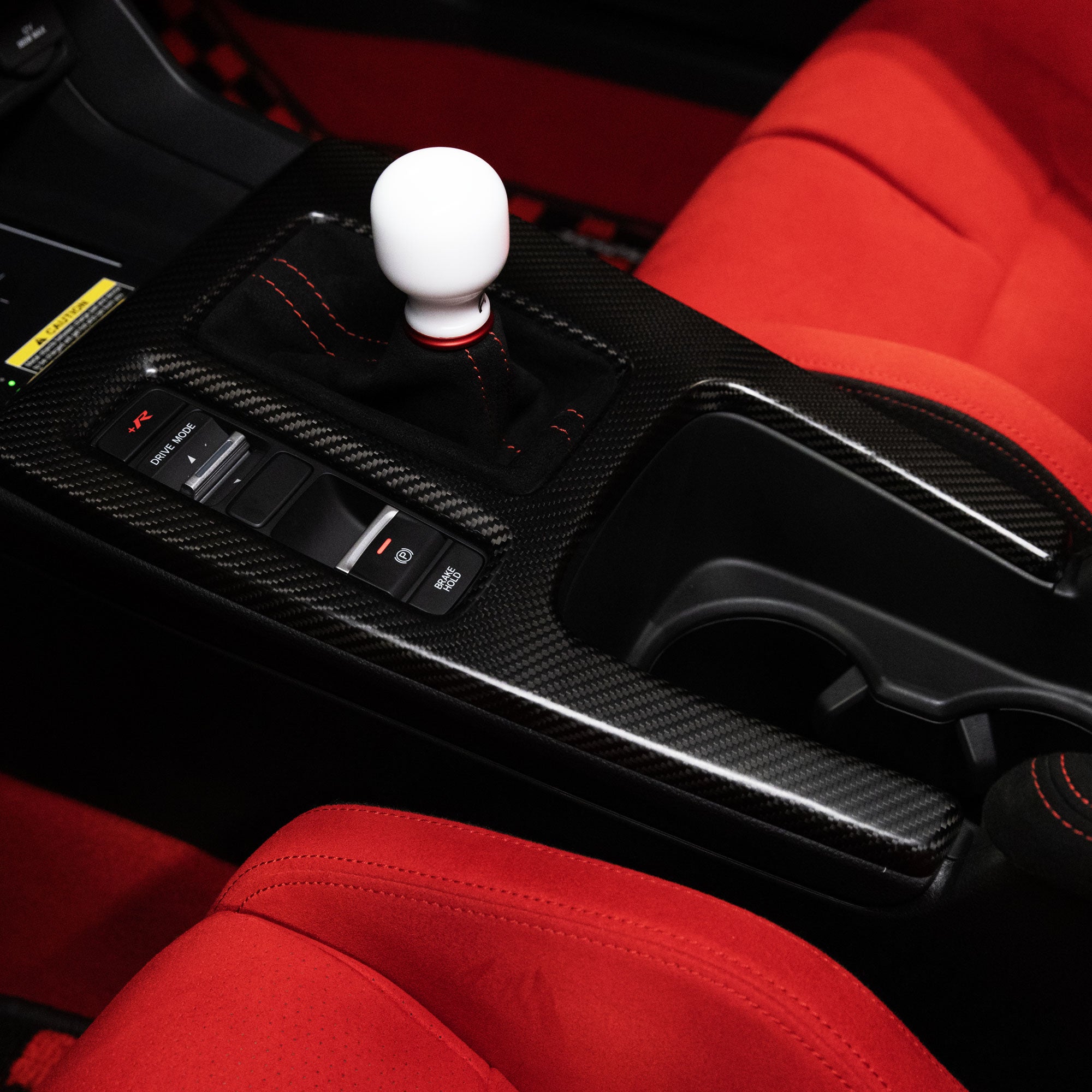 Create Carbon Dry Carbon FL5 Type R Center Console Cover · Hybrid Racing