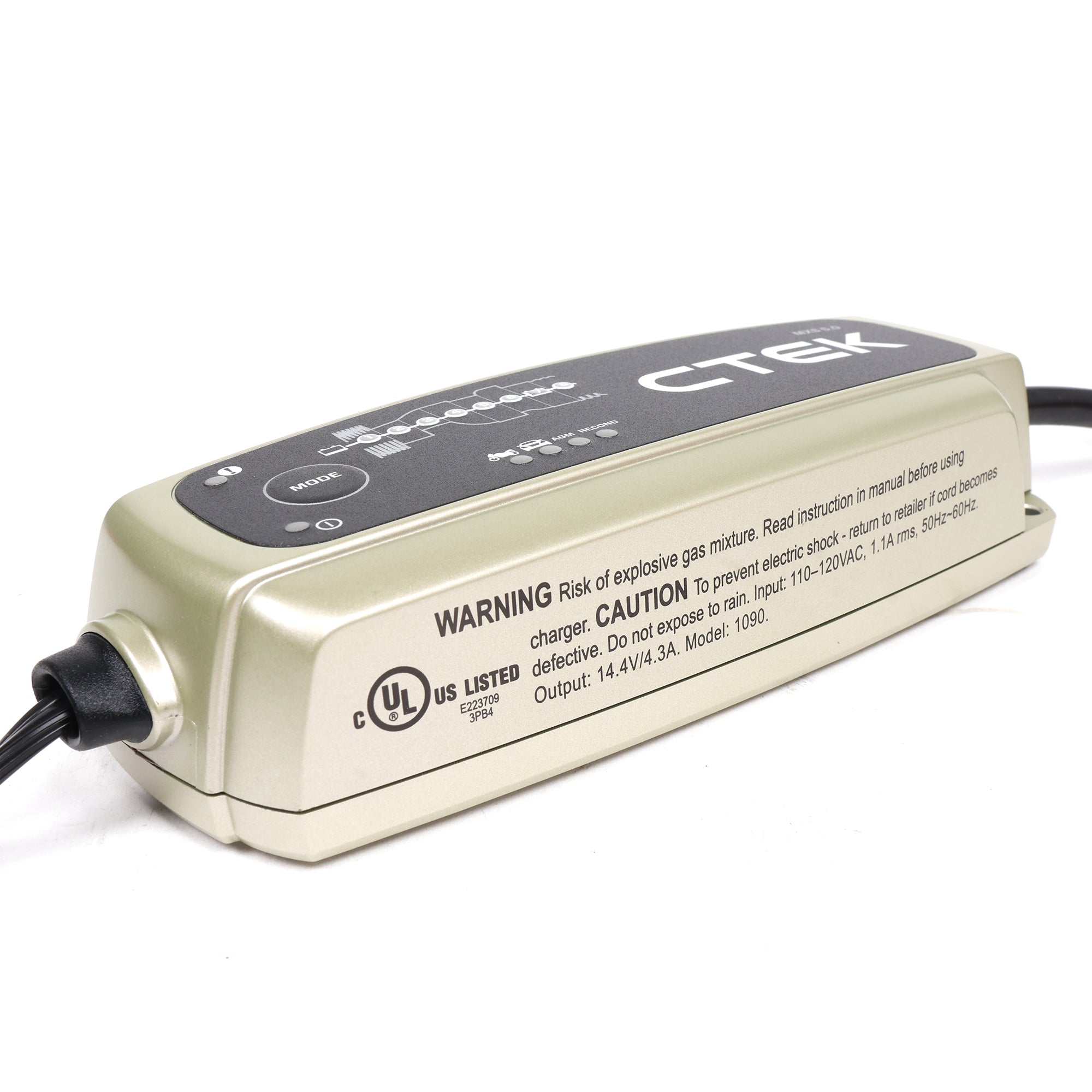 CTEK MXS 5.0 Universal Battery Charger and Maintainer