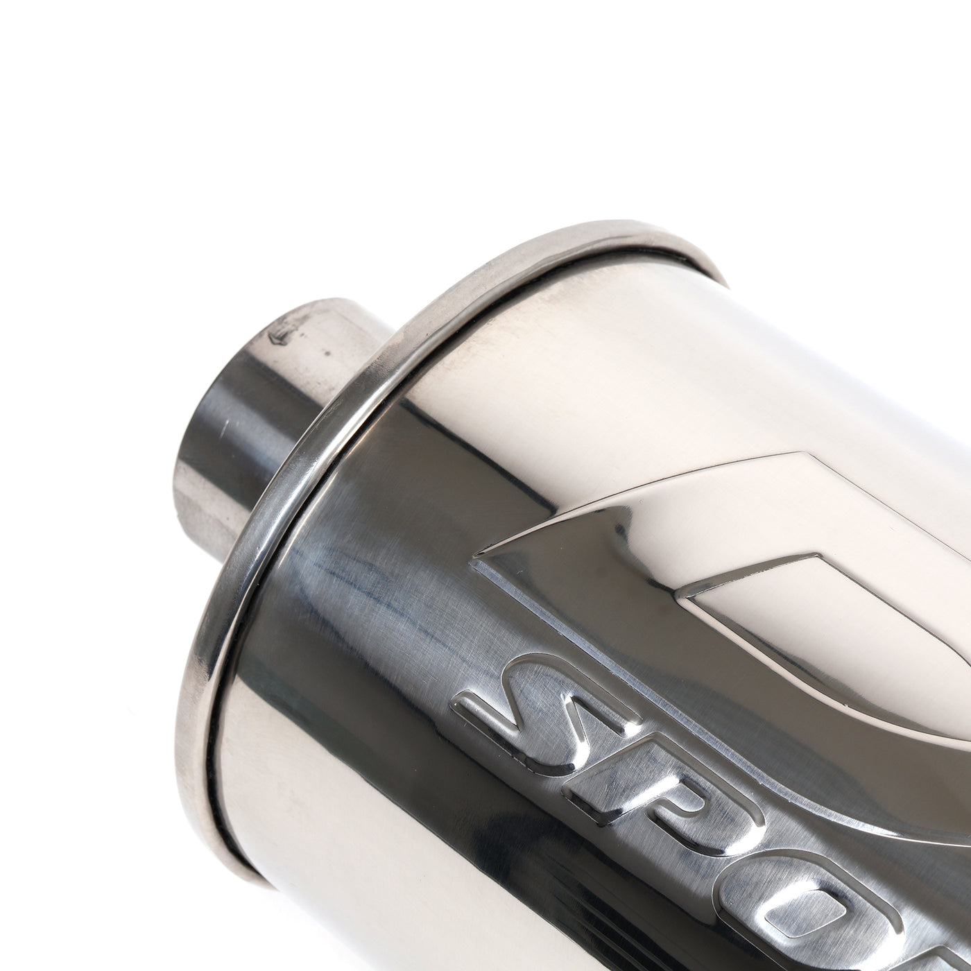 DC Sports Universal Round Muffler 2.5" Inlet / 3" Outlet