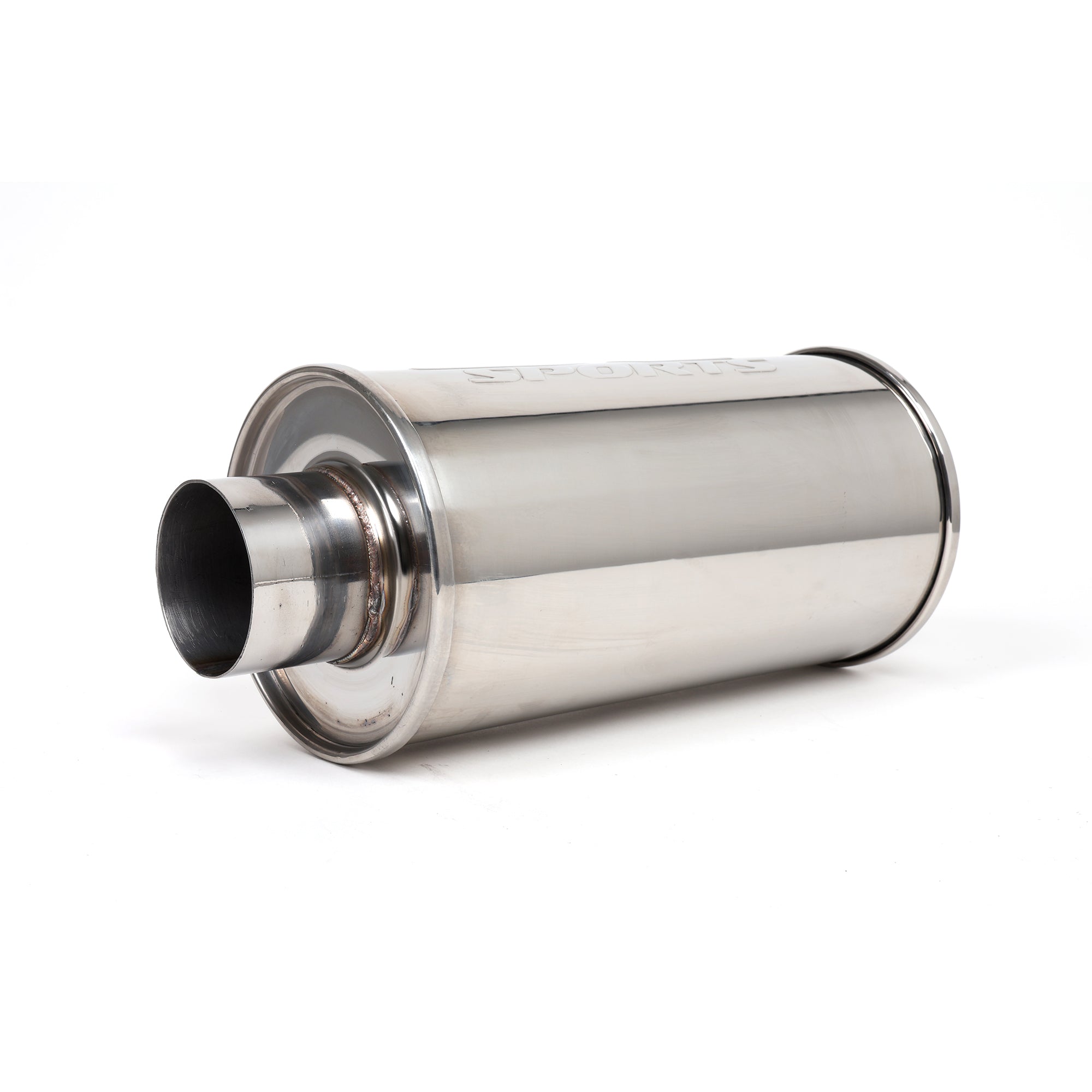 DC Sports Universal Round Muffler 3" Inlet / 3" Outlet