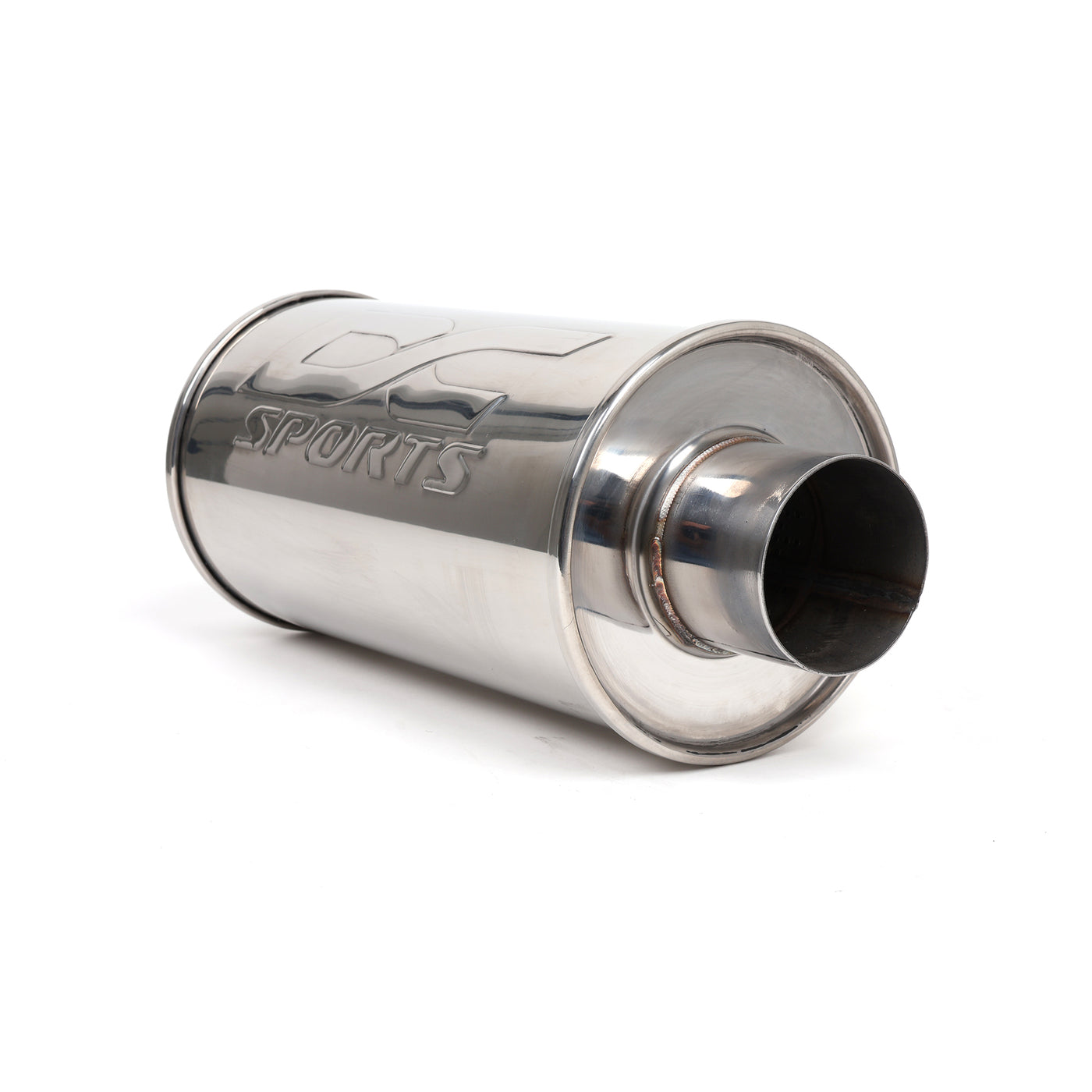 DC Sports Universal Round Muffler 3" Inlet / 3" Outlet