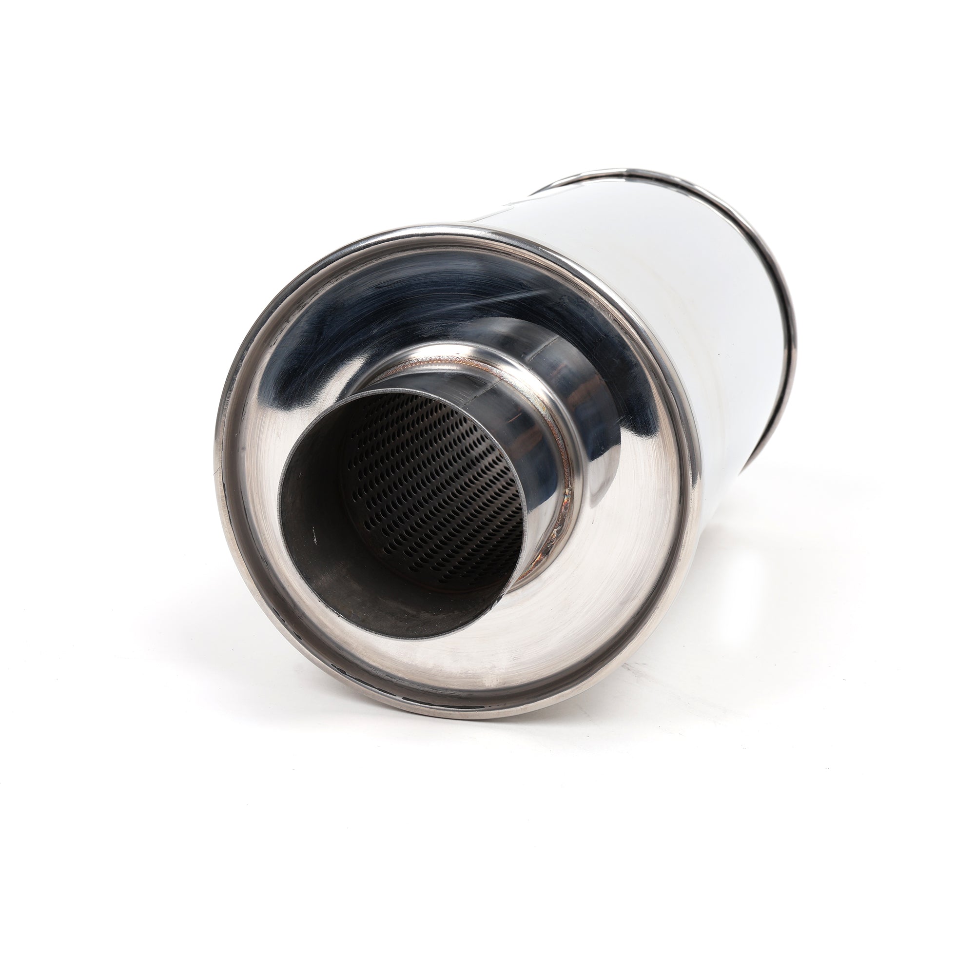 DC Sports Universal Round Muffler 3" Inlet / 3" Outlet