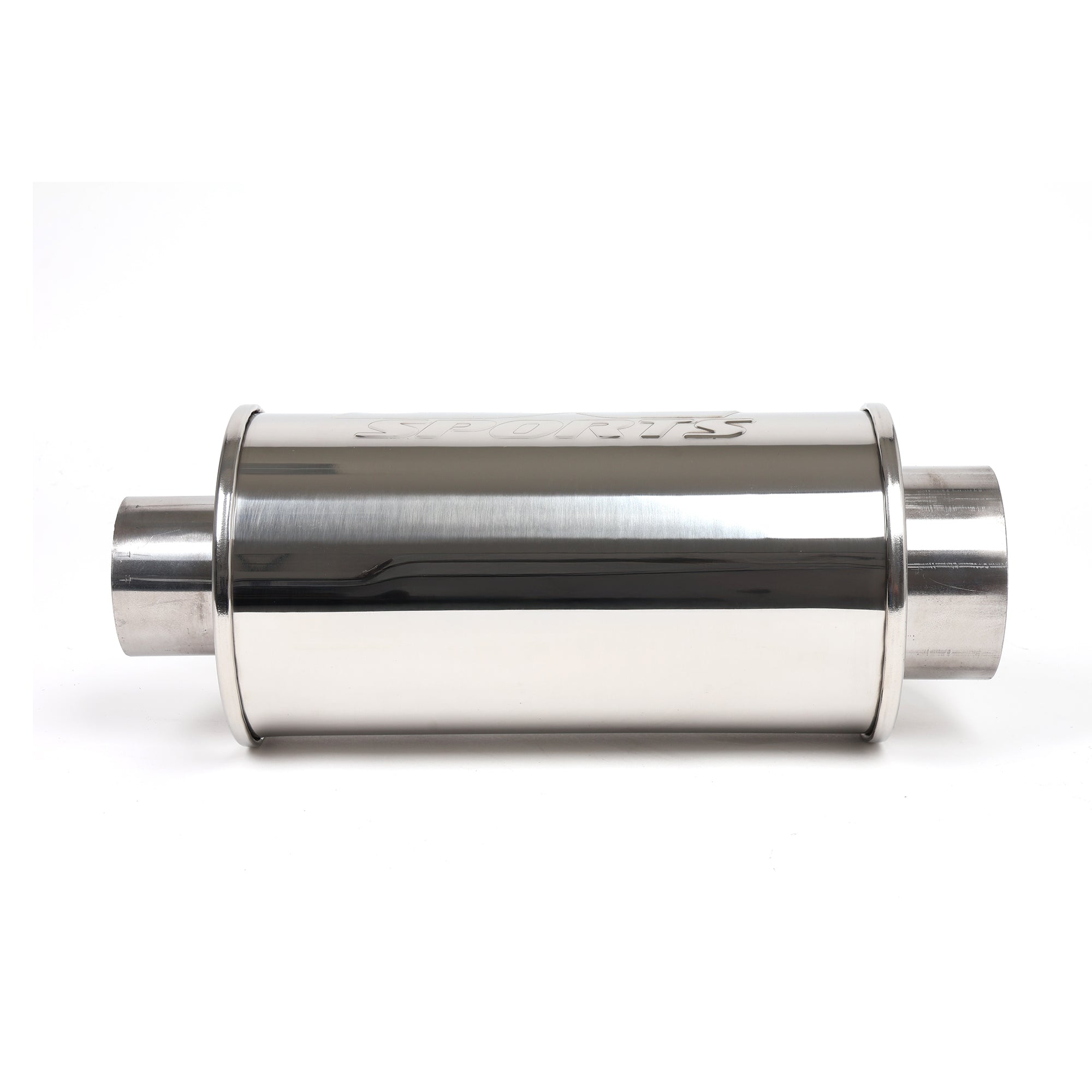 DC Sports Universal Round Muffler 3" Inlet / 4" Outlet