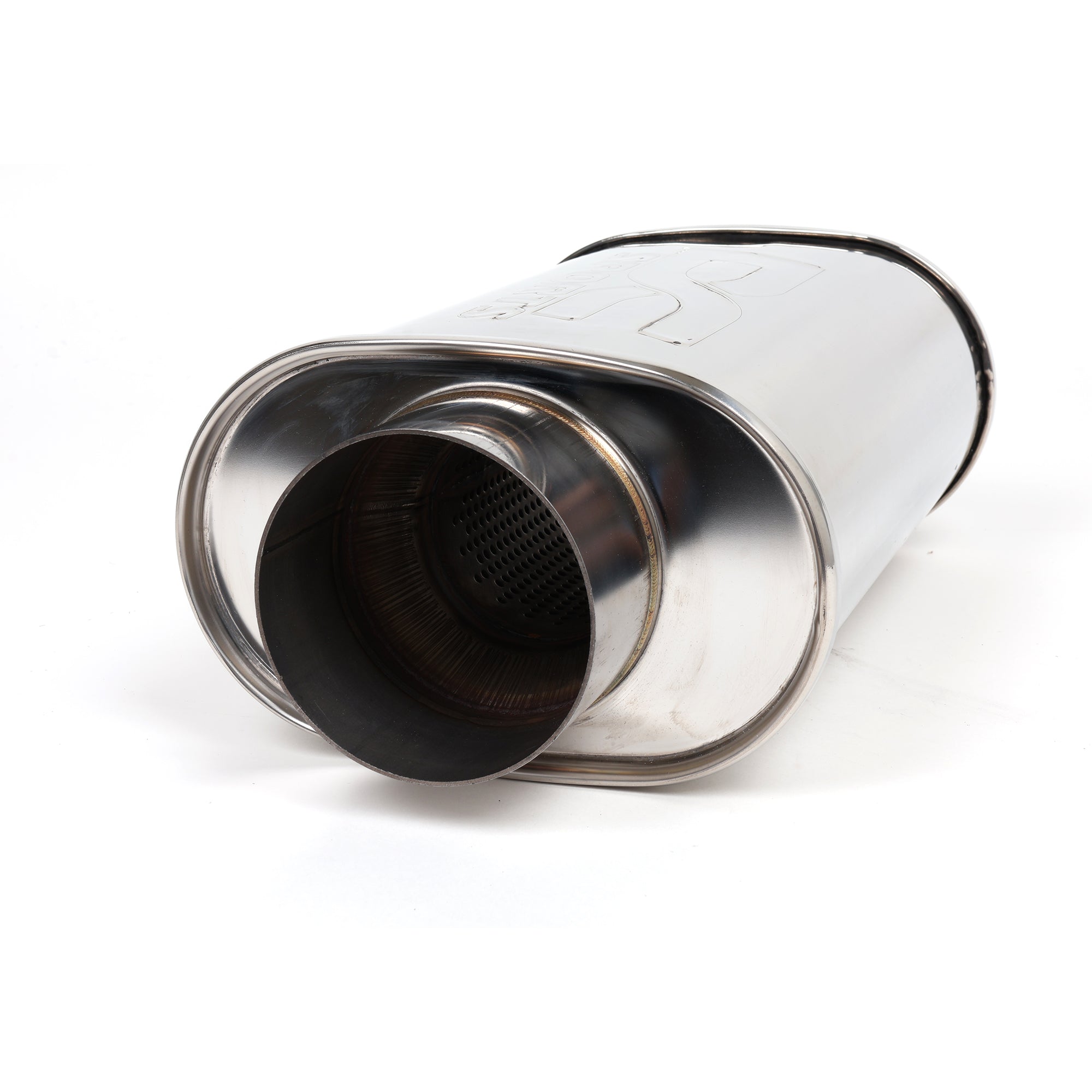 DC Sports Universal Oval Muffler 3" Inlet / 4" Outlet