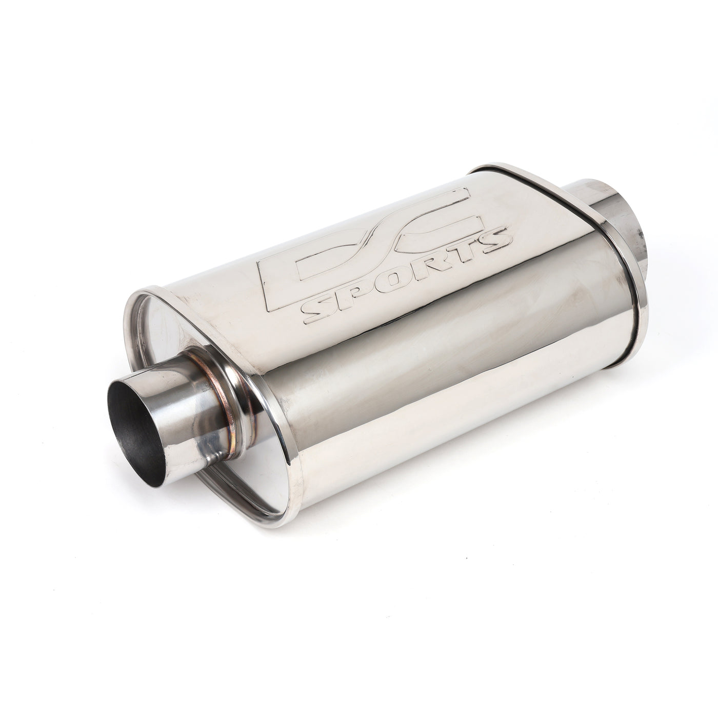 DC Sports Universal Oval Muffler 3" Inlet / 4" Outlet