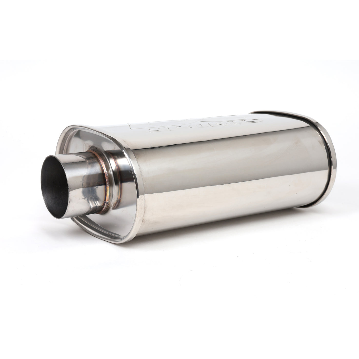 DC Sports Universal Oval Muffler 3" Inlet / 4" Outlet