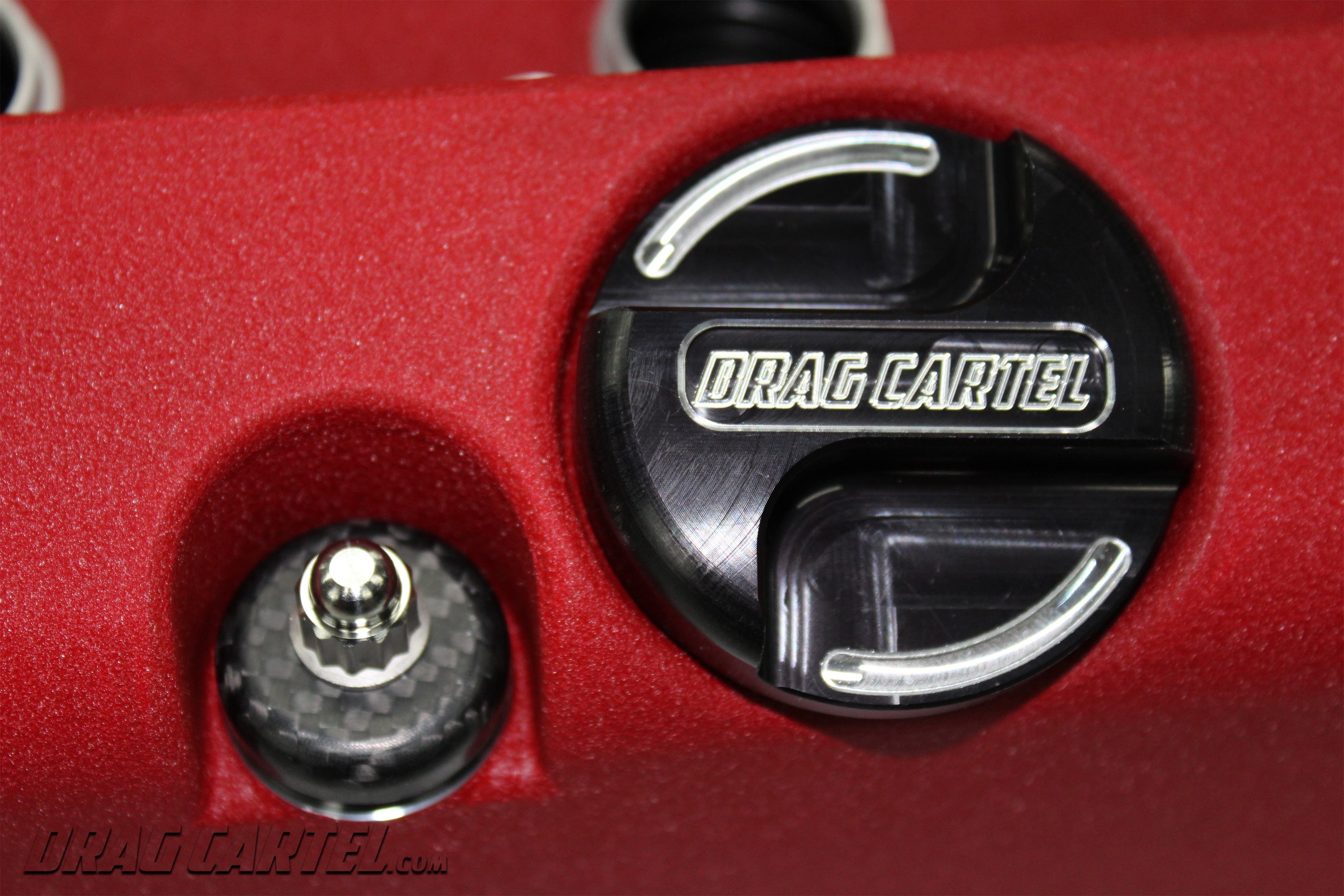 Drag Cartel 8620 Billet Honda Oil Cap · Hybrid Racing