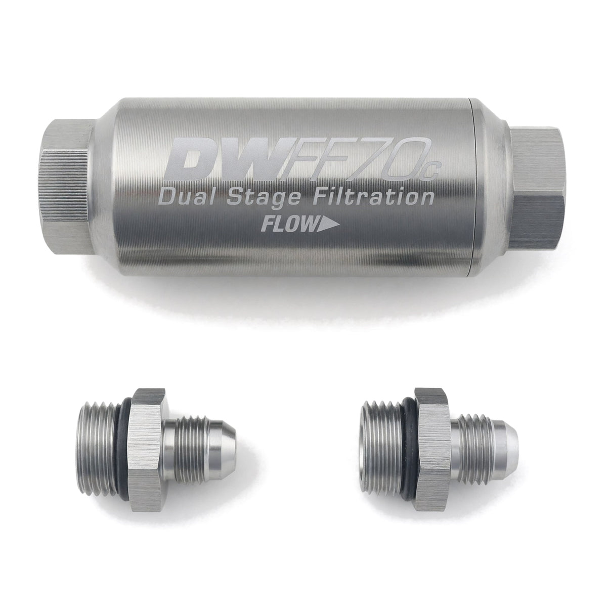 DeatschWerks Universal -6AN 10 Micron In-Line Fuel Filter