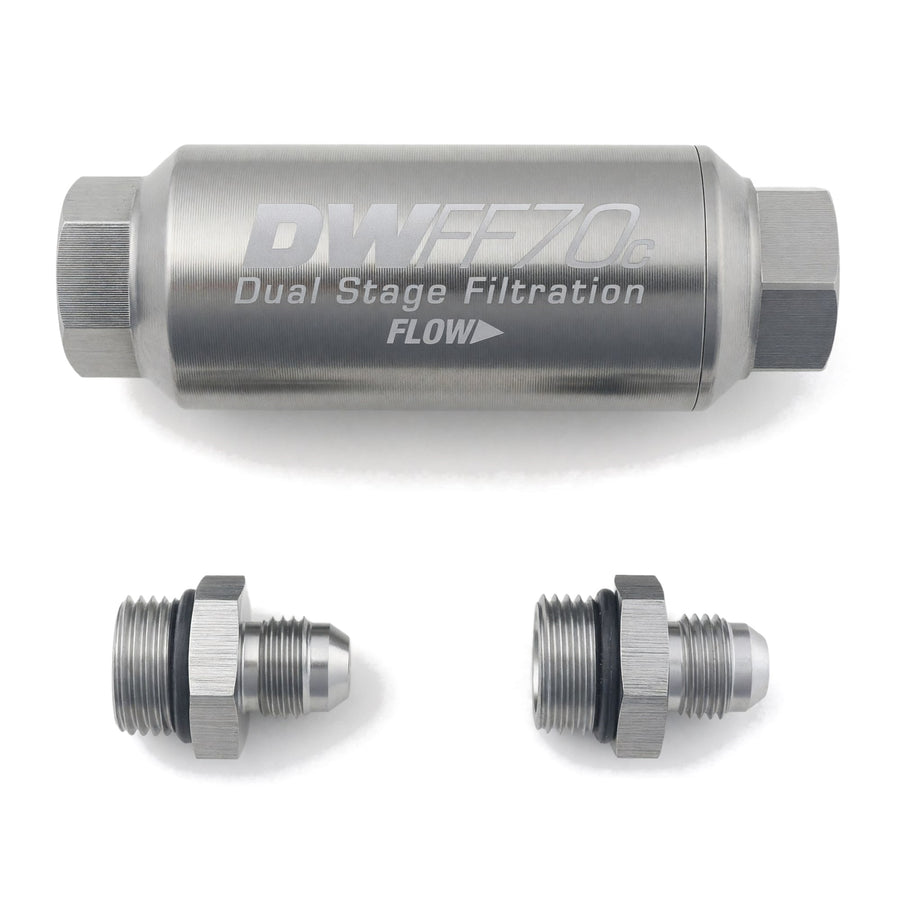 DeatschWerks Universal -6AN 10 Micron In-Line Fuel Filter