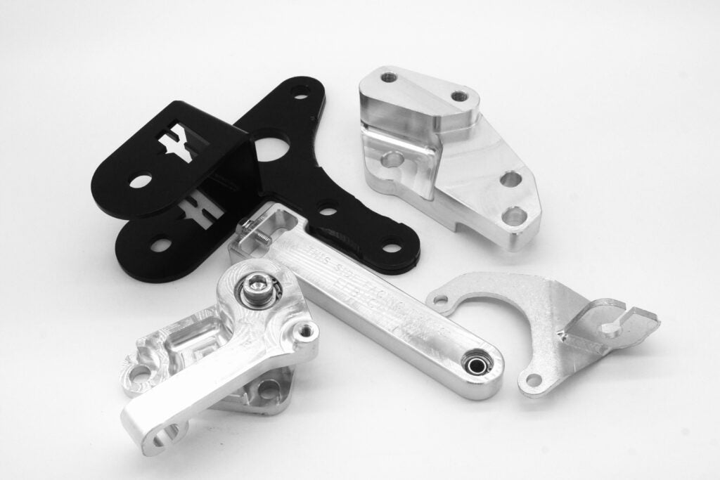 Hasport Performance Transmission Conversion Brackets and Lever Assembly for the 88-91 Civic / CRX