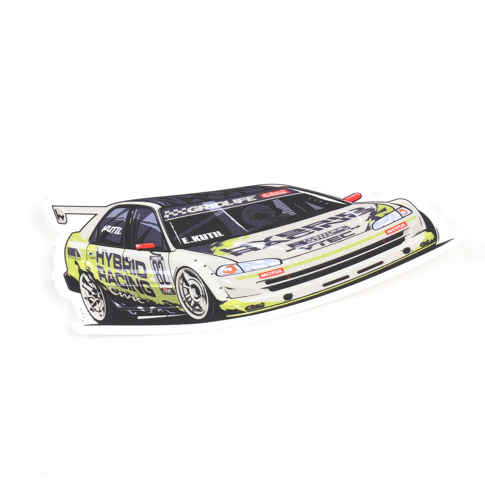 Eric Kutil Racing JTCC 2025 Sticker · Hybrid Racing