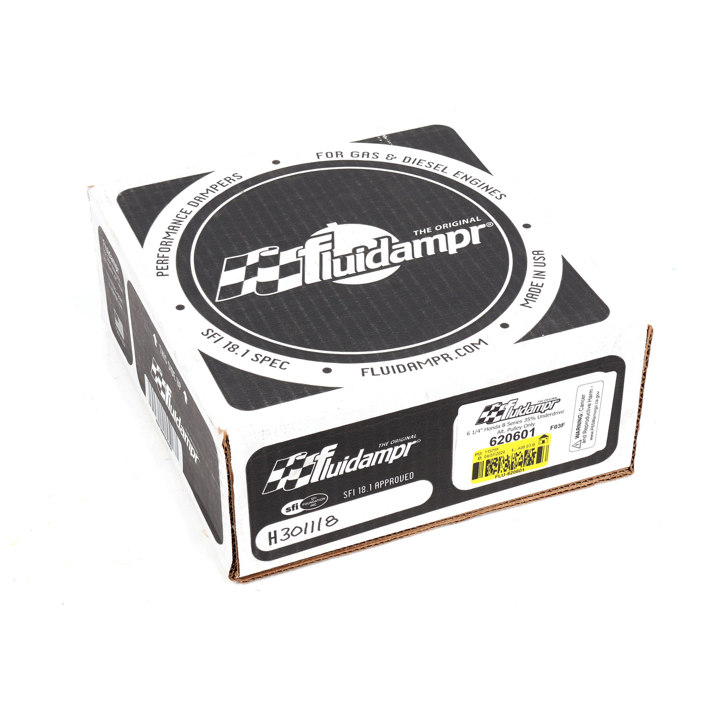 Fluidampr Race Series Harmonic Damper for B Series