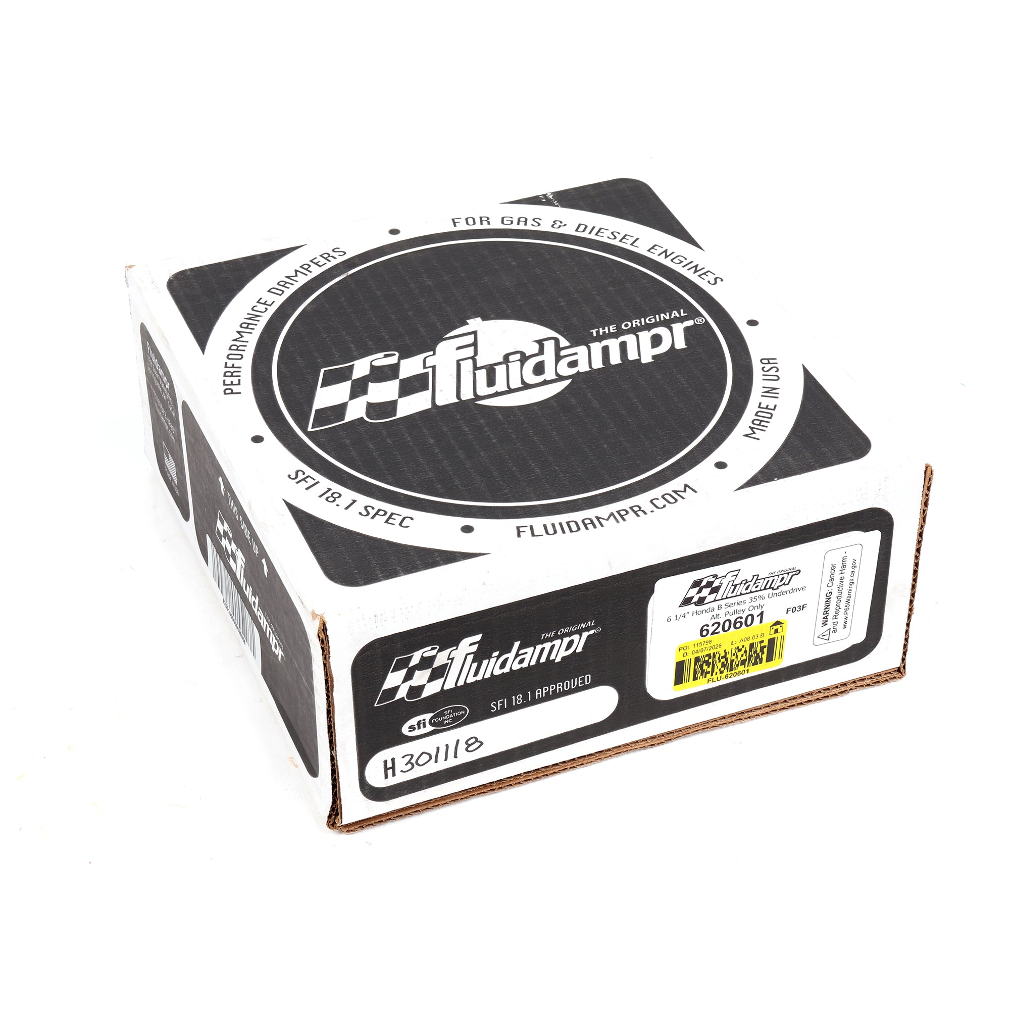 Fluidampr Race Series Harmonic Damper for B Series