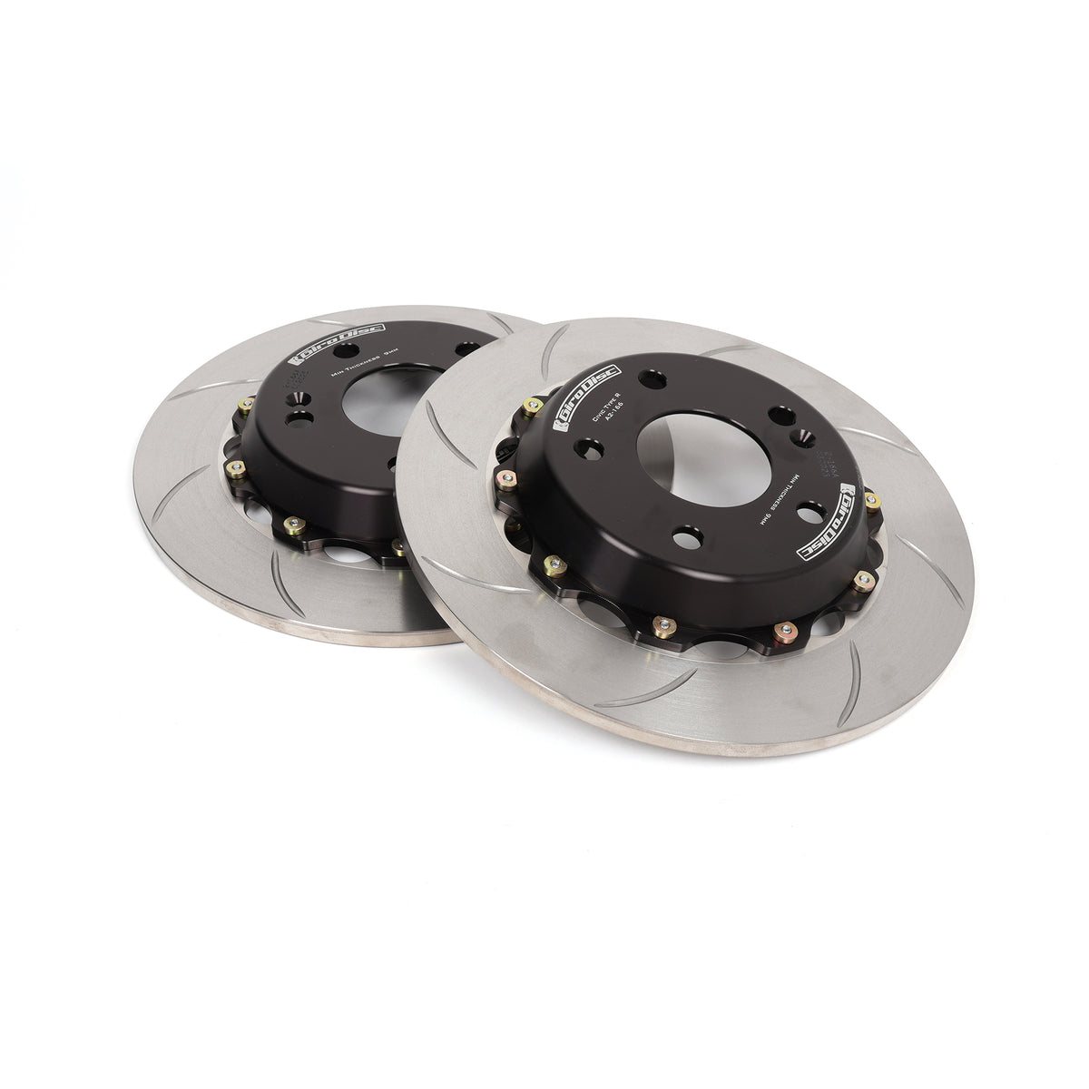 GiroDisc Slotted Front Rotors for 2017+ Honda Civic Type R