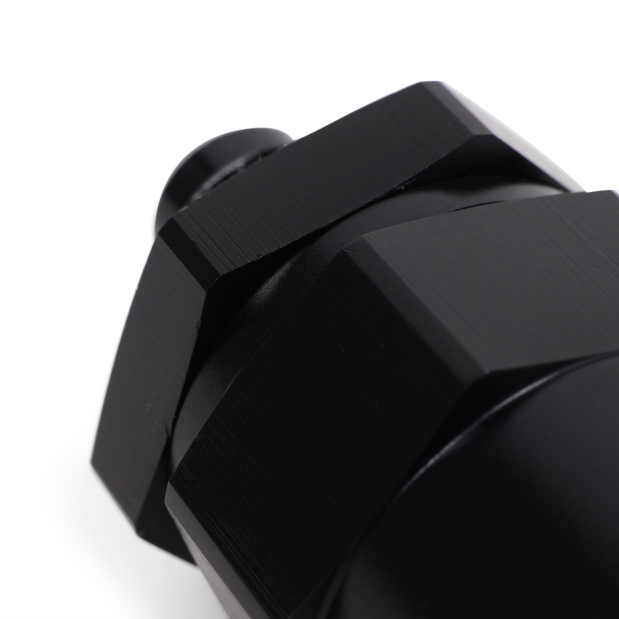 WLR Universal 100 Micron Billet Aluminum Fuel Filter 6AN 8AN Inline Black