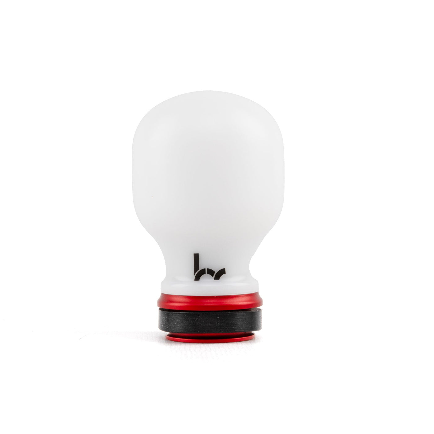 Hybrid Racing Delrin Chicane Shift Knob White / Red HYB-NOB-01-27