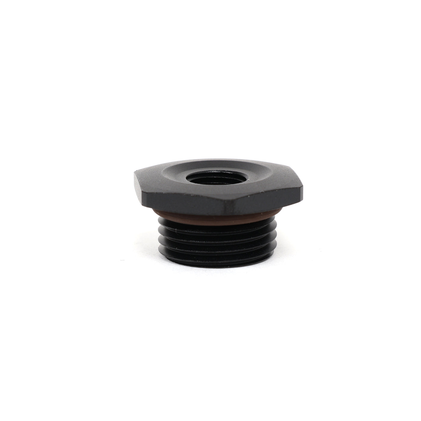 Proflo 3/8" Barb To 8AN ORB Fitting – Black – Set Of 2 For Fuel Filter Or Fuel Regulator